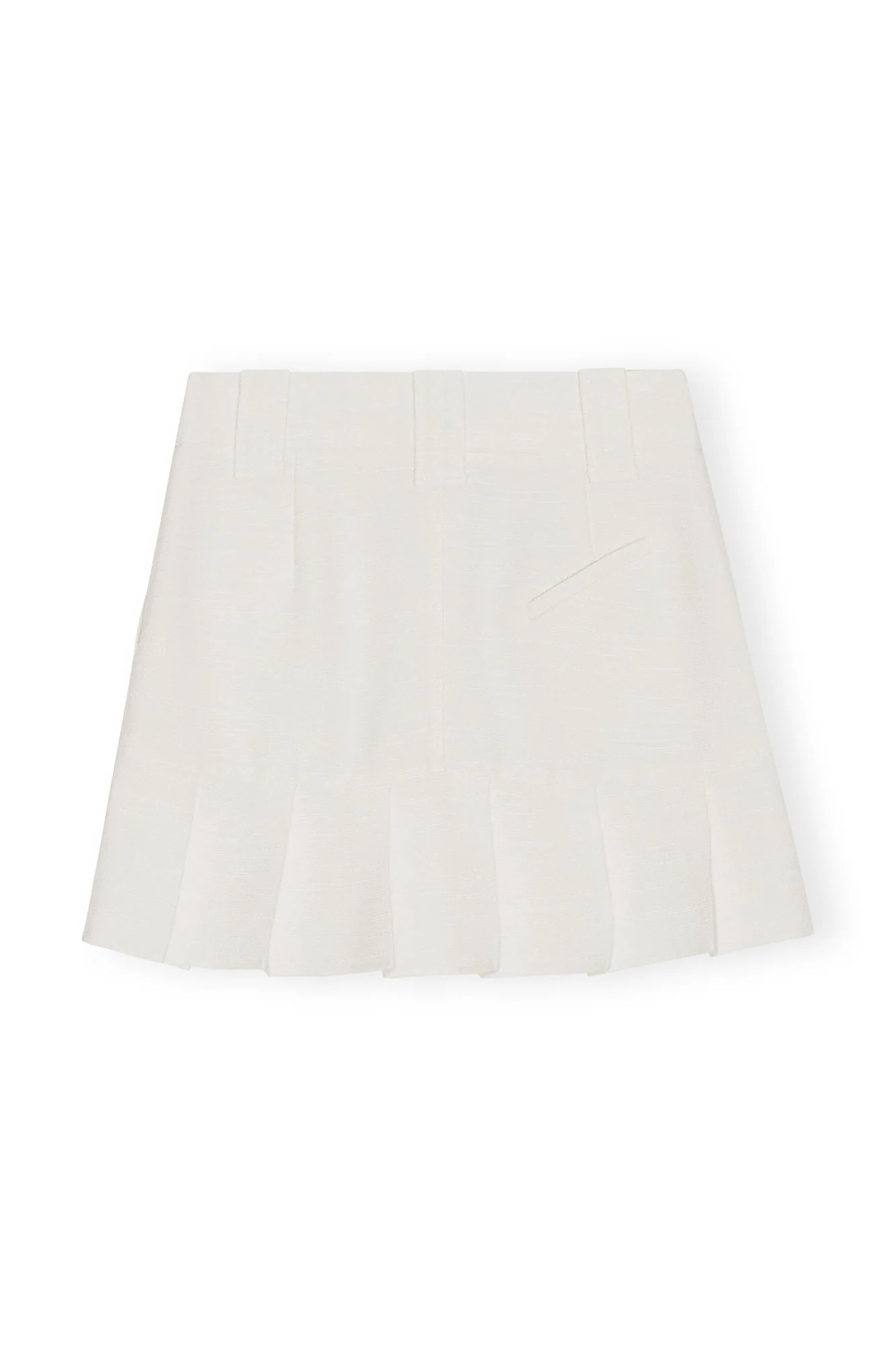 Slub Linen Mini Skirt | Egret - Image 3