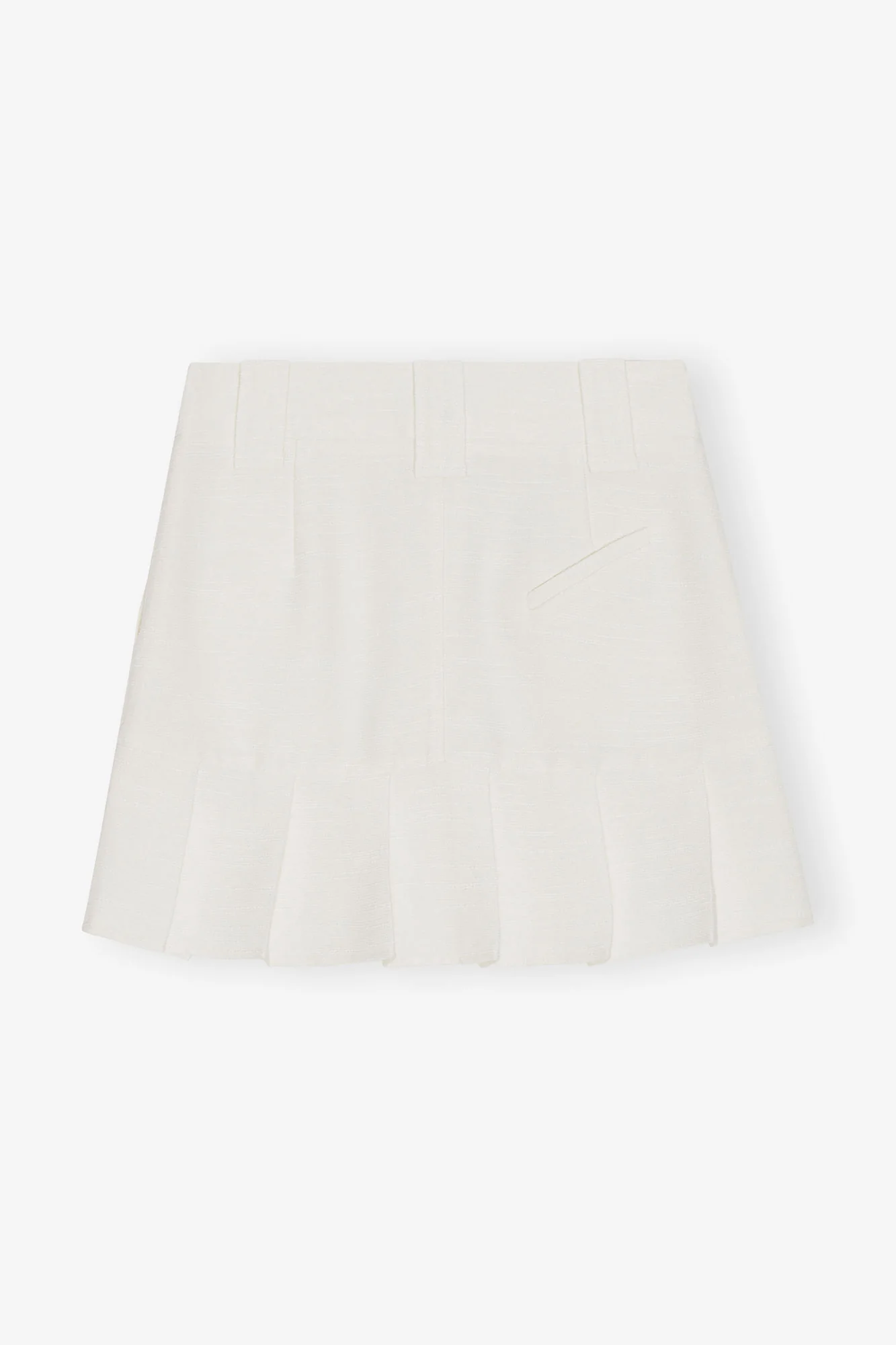 Slub Linen Mini Skirt | Egret - Image 4