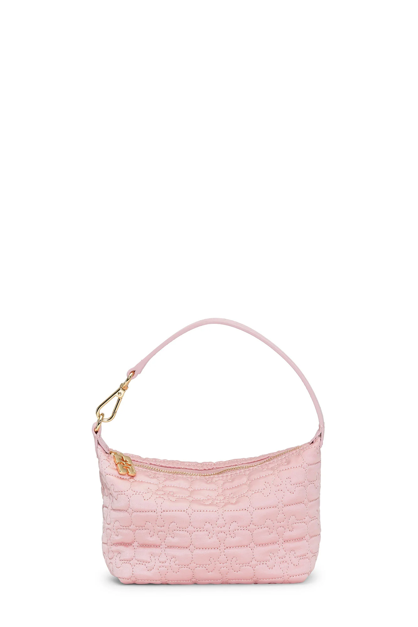 Small Butterfly Pouch Satin Bag | Powder