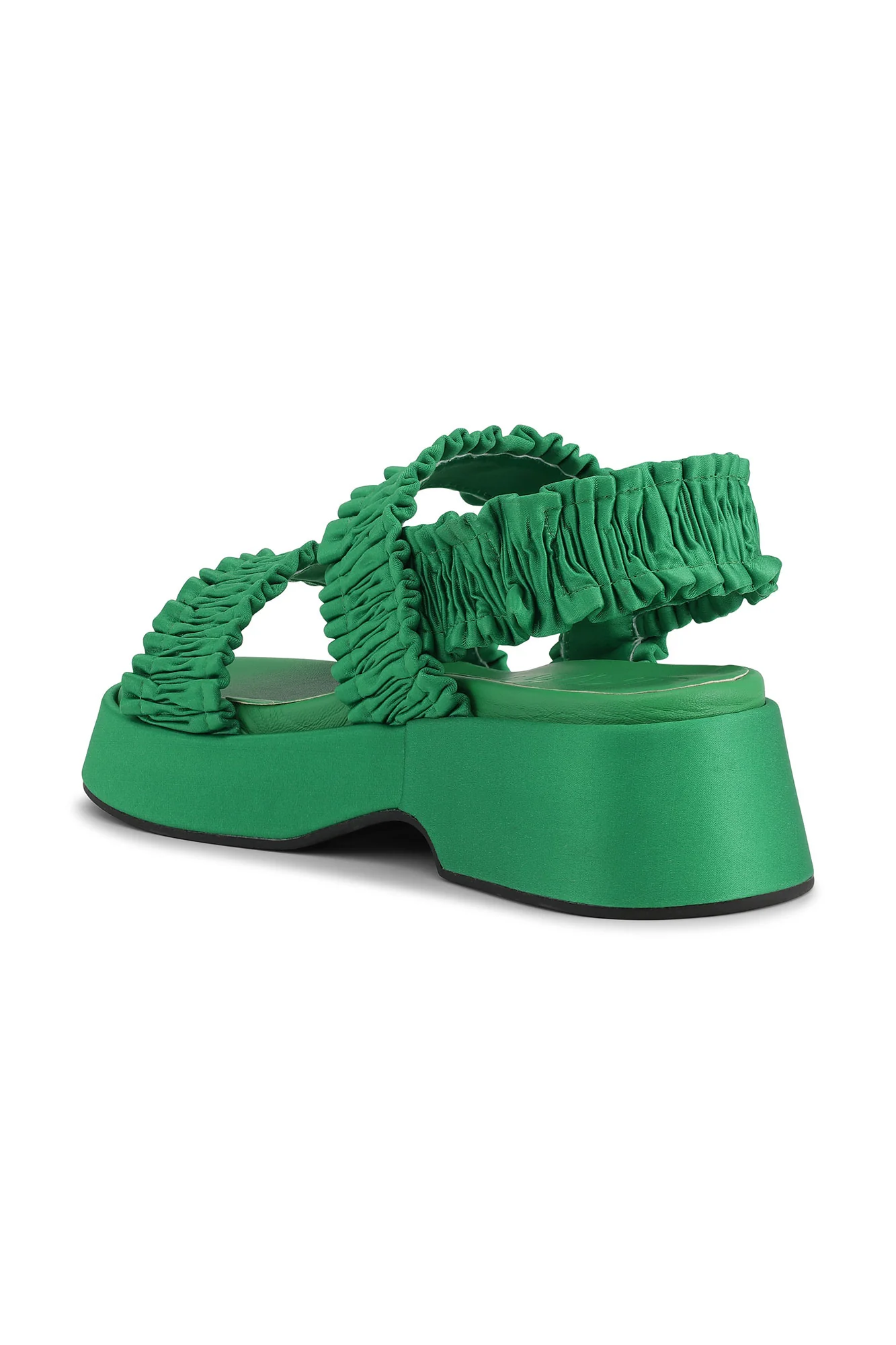 Smock Flatform Sandals | Kelly Green - Image 2
