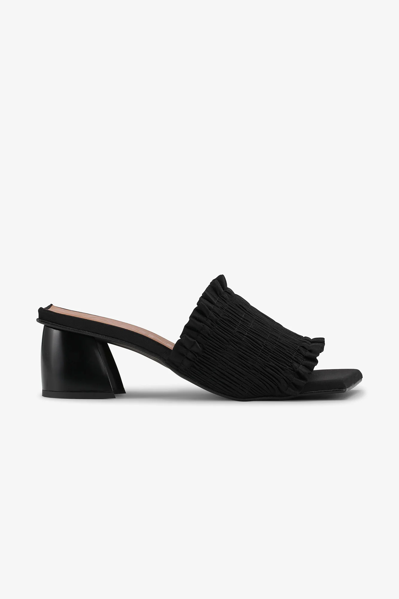Smock Kitten Heel Mule | Black - Image 2