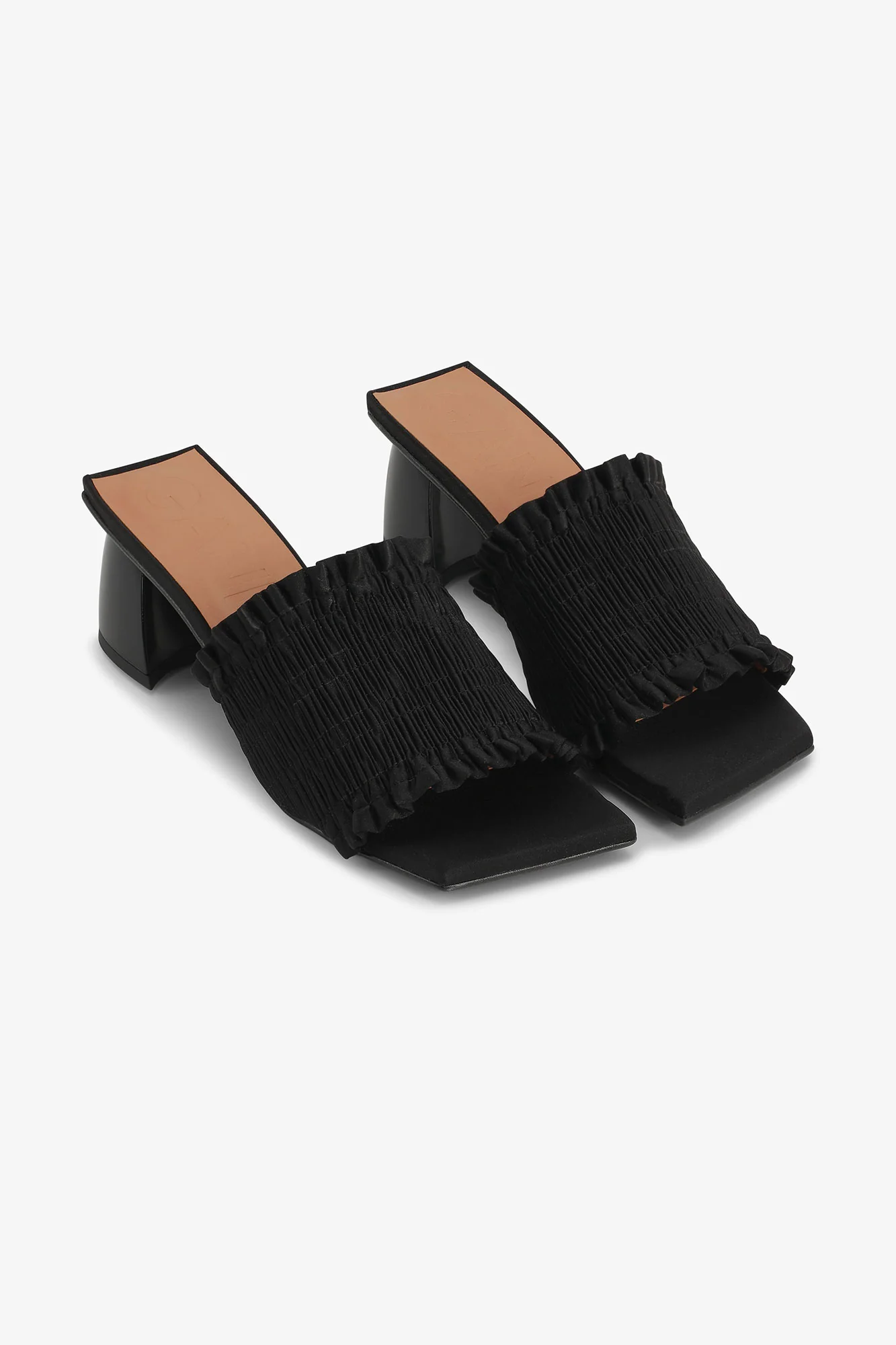 Smock Kitten Heel Mule | Black - Image 4