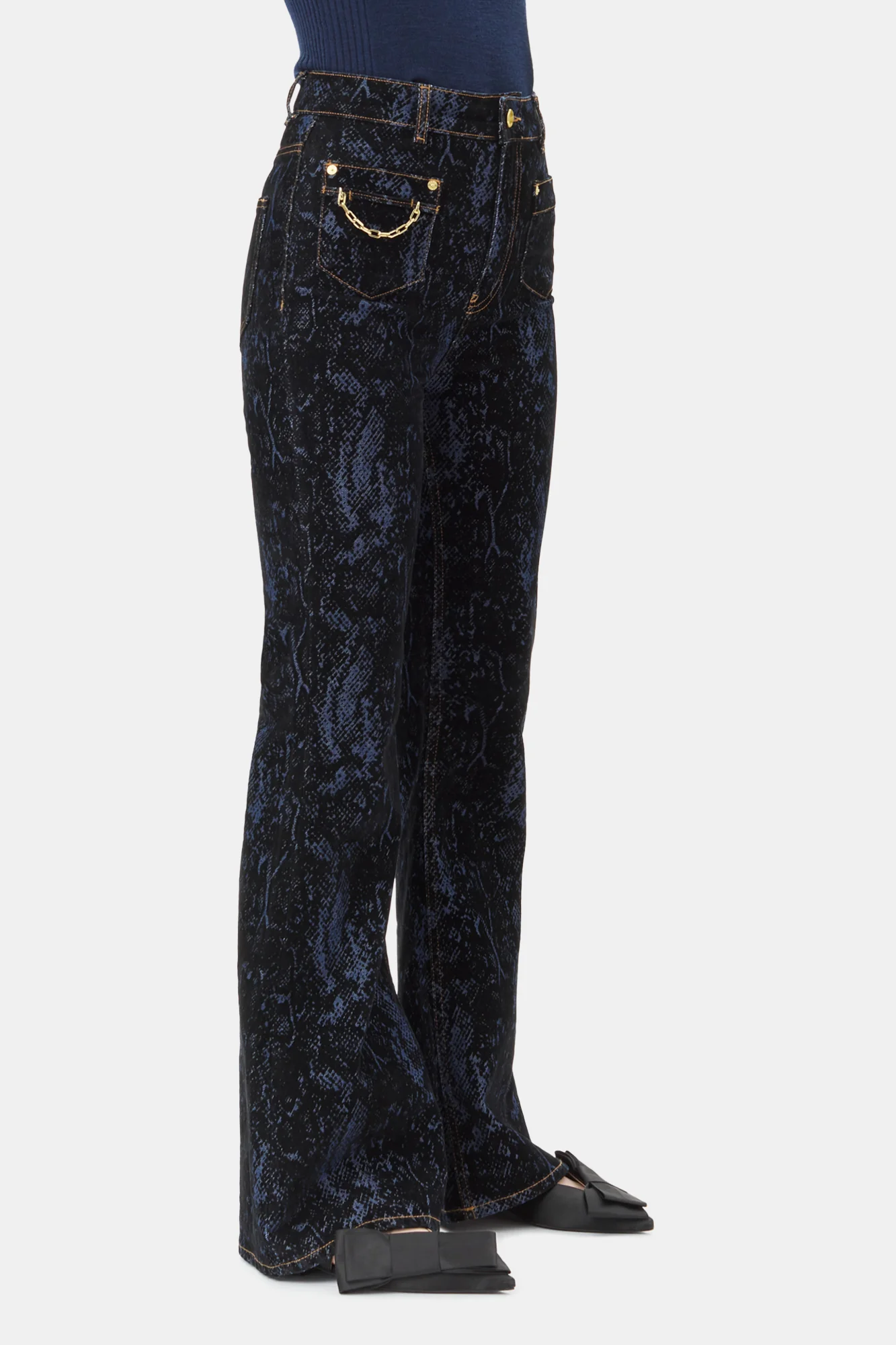 Snake Goddi Jeans | Indigo - Image 4