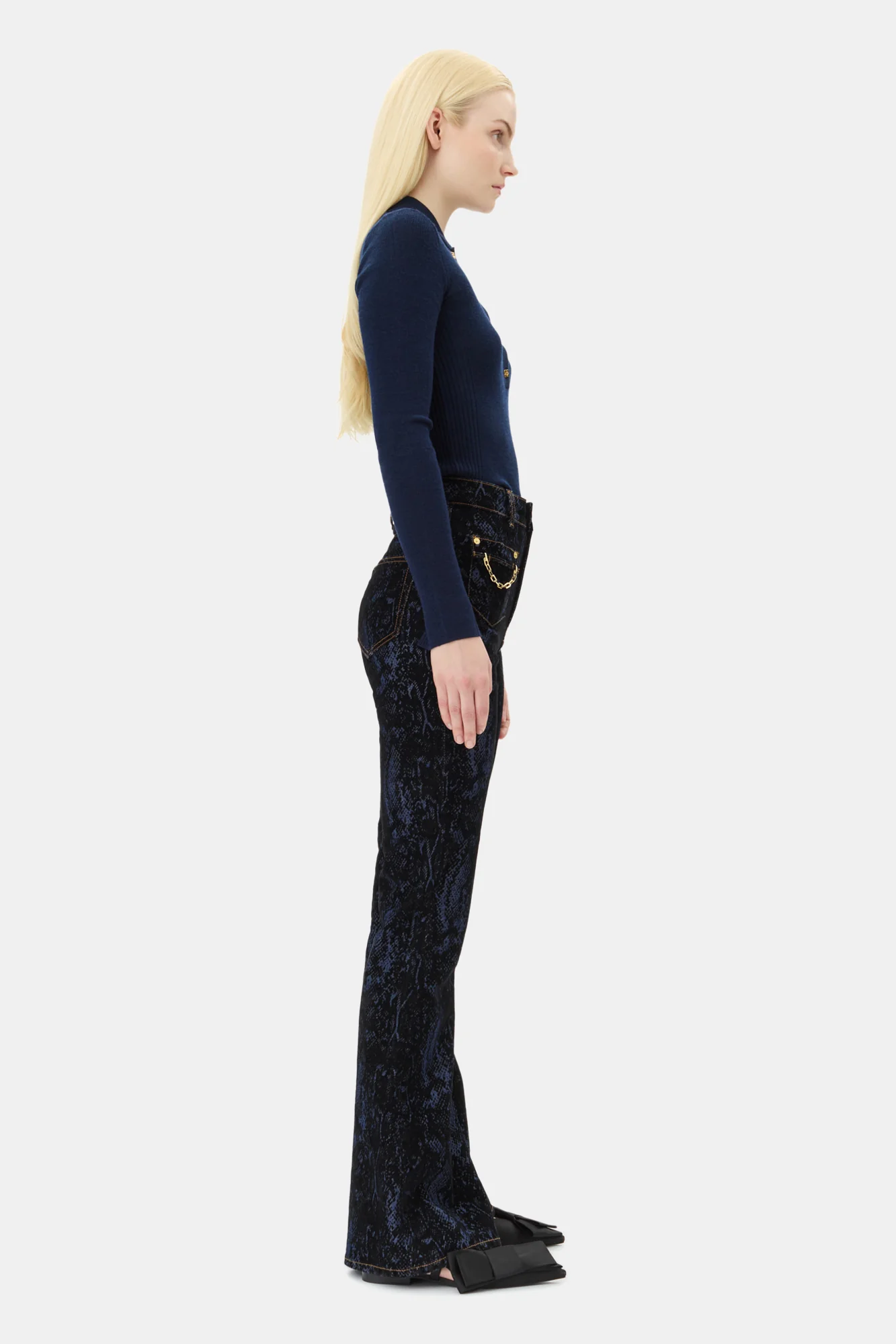Snake Goddi Jeans | Indigo - Image 5