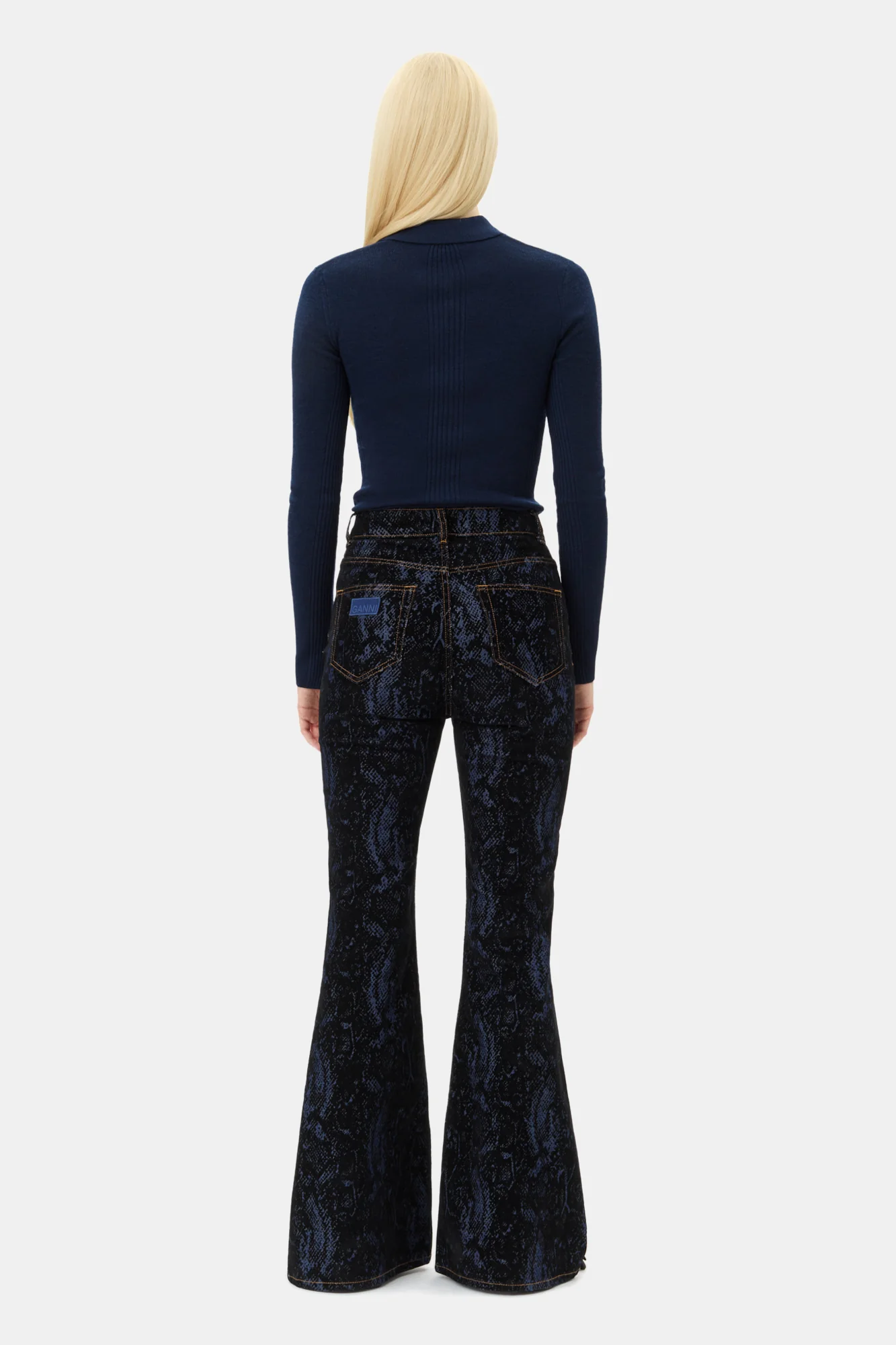 Snake Goddi Jeans | Indigo - Image 6