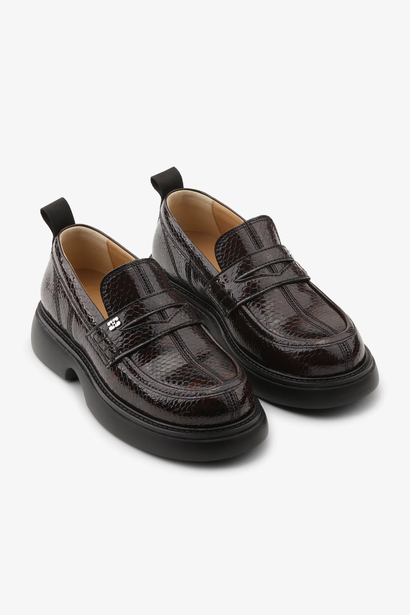Snake Loafer | Dark Burgundy - Image 2