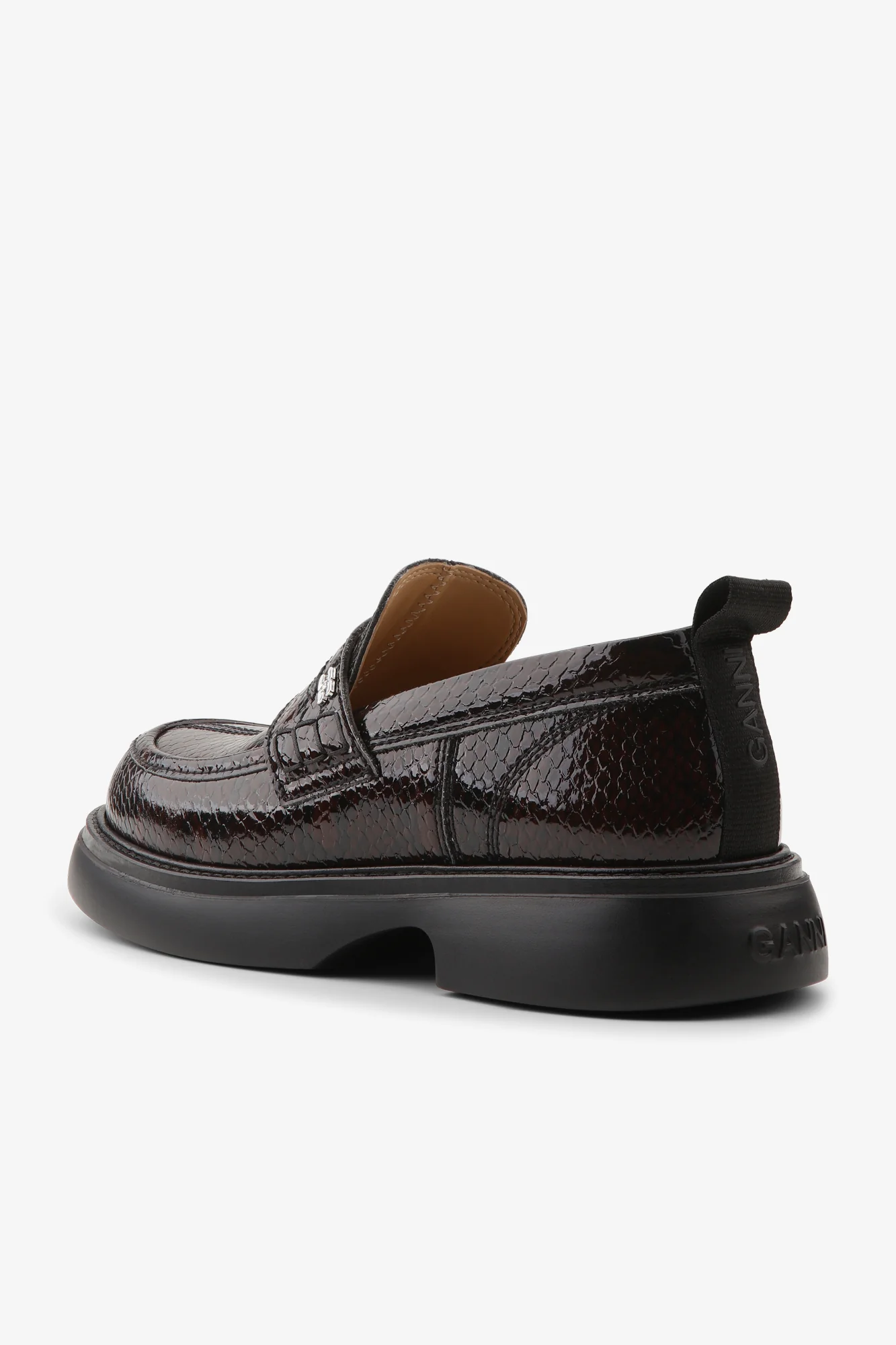 Snake Loafer | Dark Burgundy - Image 3