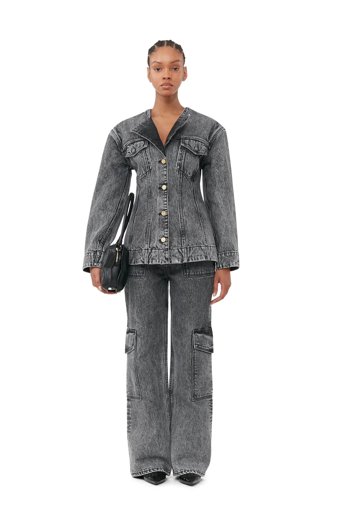 Snow Washed Denim Angi | Black Washed - Image 3