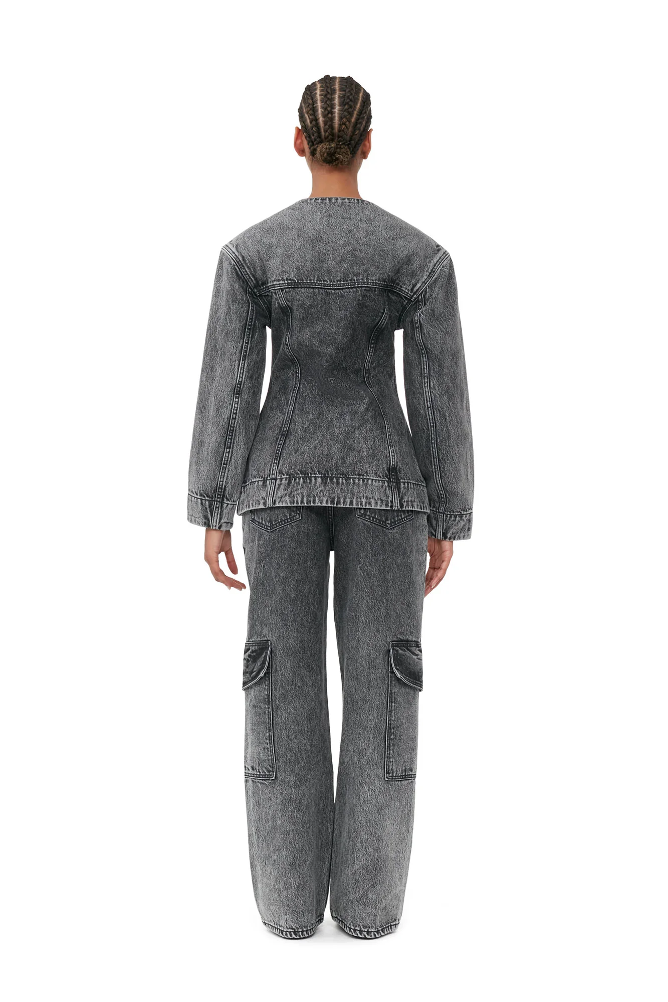 Snow Washed Denim Angi | Black Washed - Image 5
