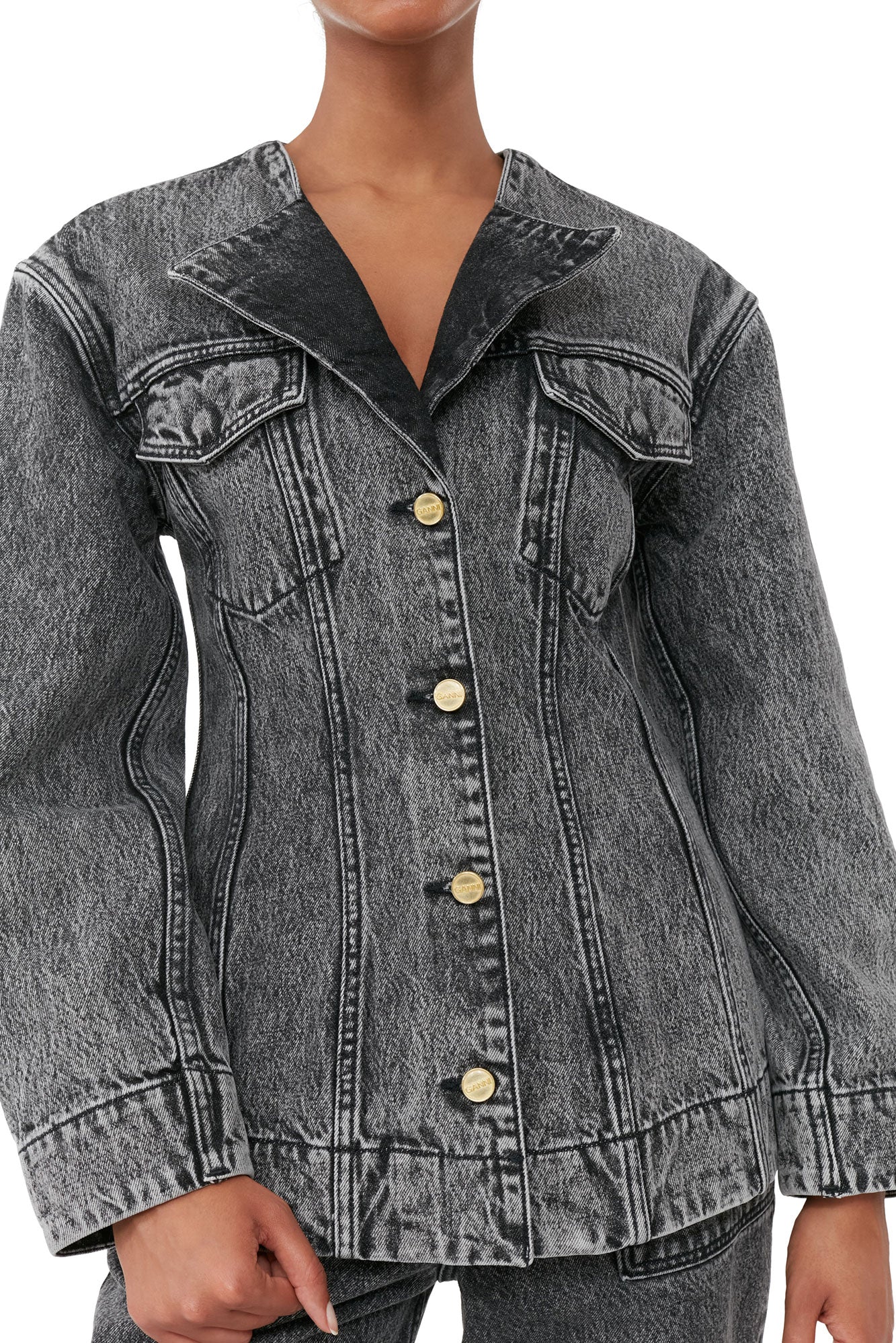 Snow Washed Denim Angi | Black Washed - Image 6