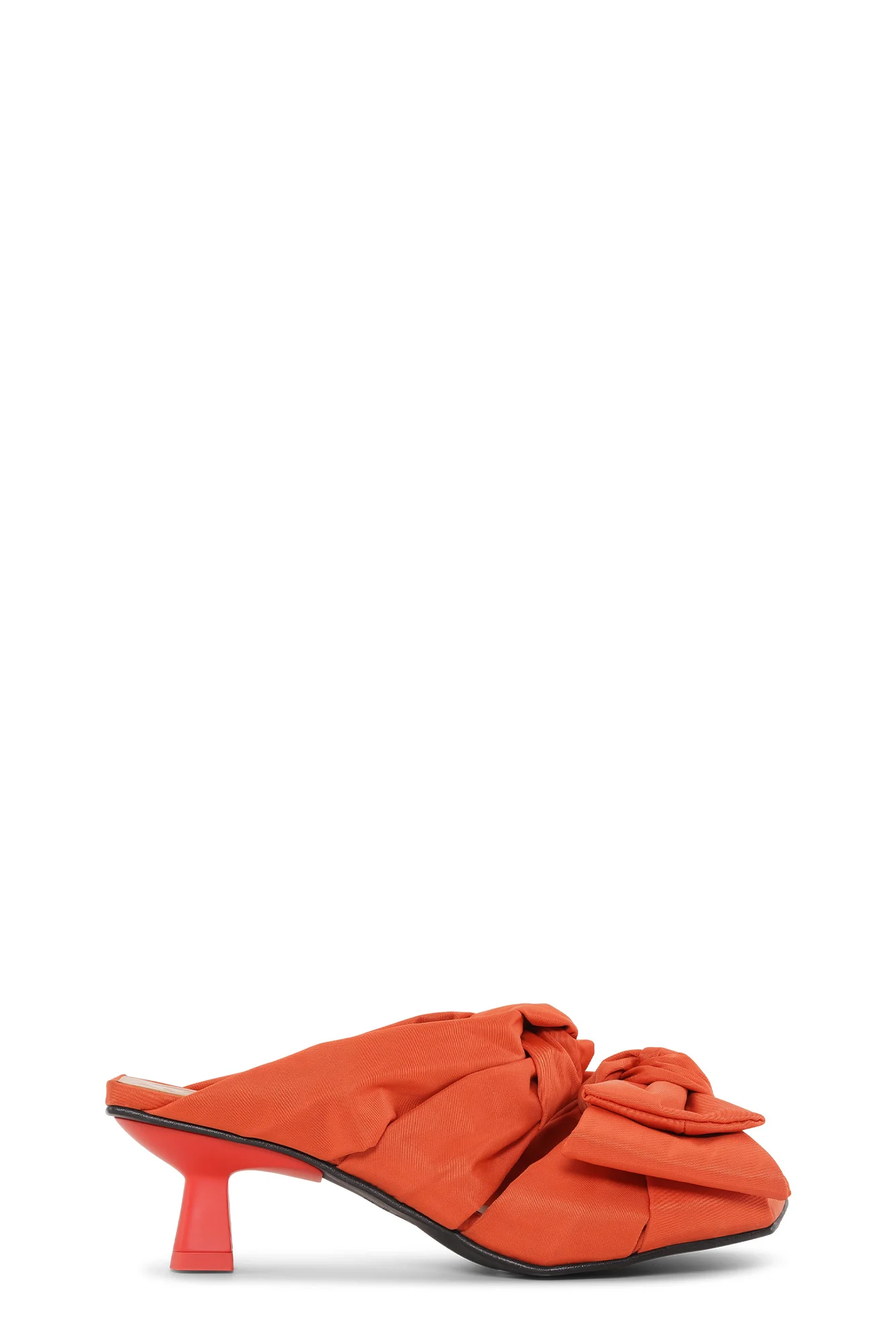 Soft Bow Kitten Heel Sandals | Orangeade