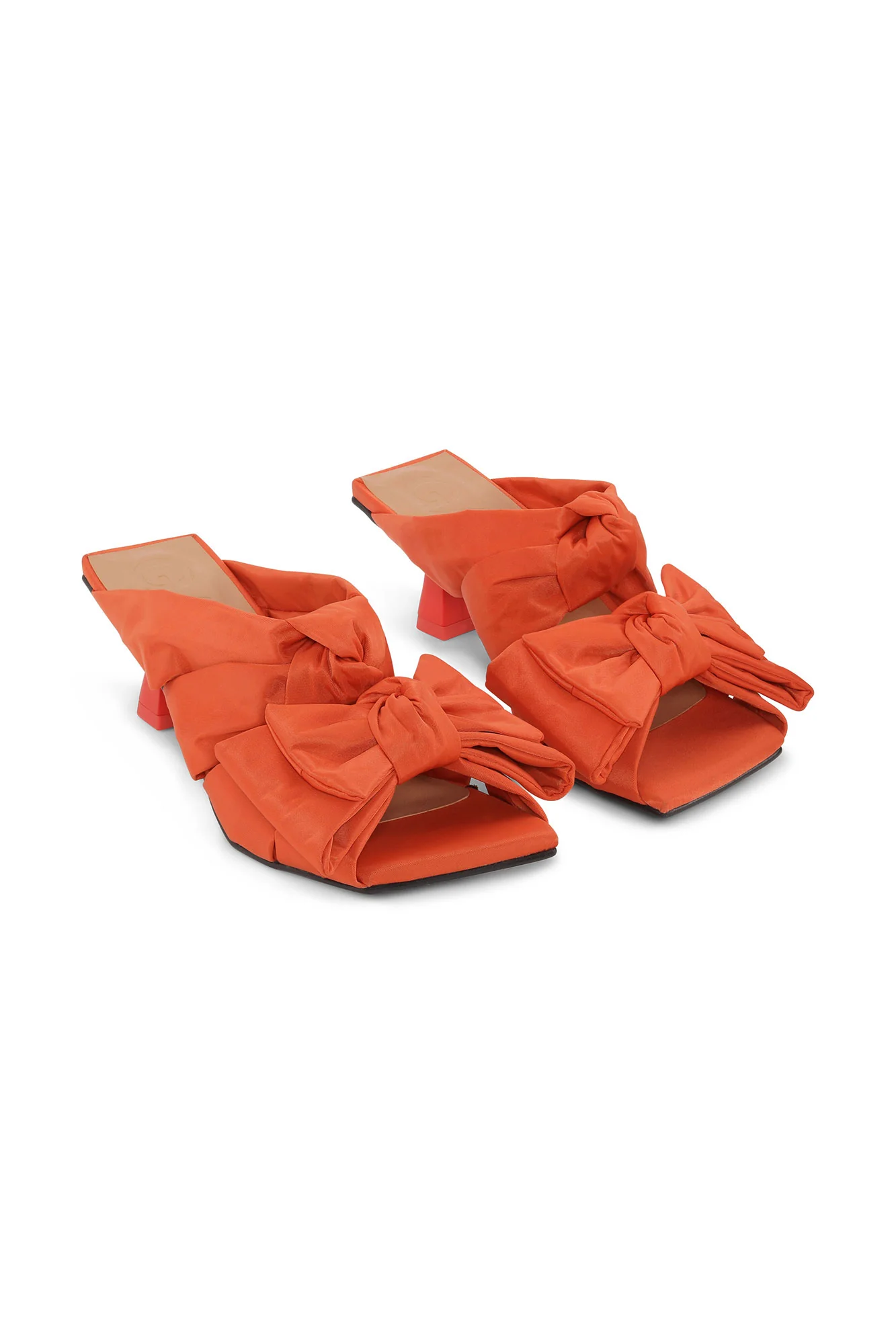 Soft Bow Kitten Heel Sandals | Orangeade - Image 3