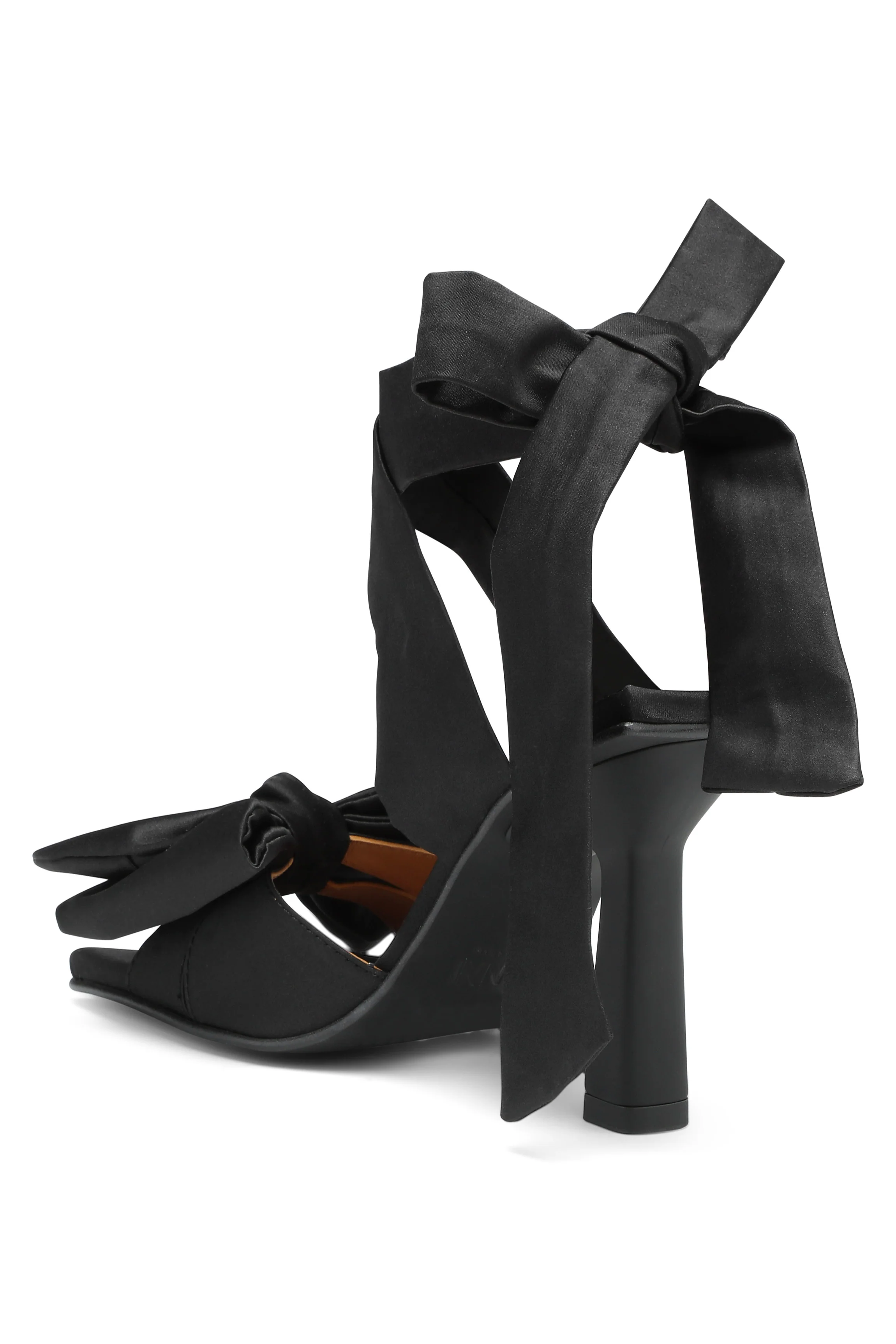 Soft Bow Sandals | Black - Image 2