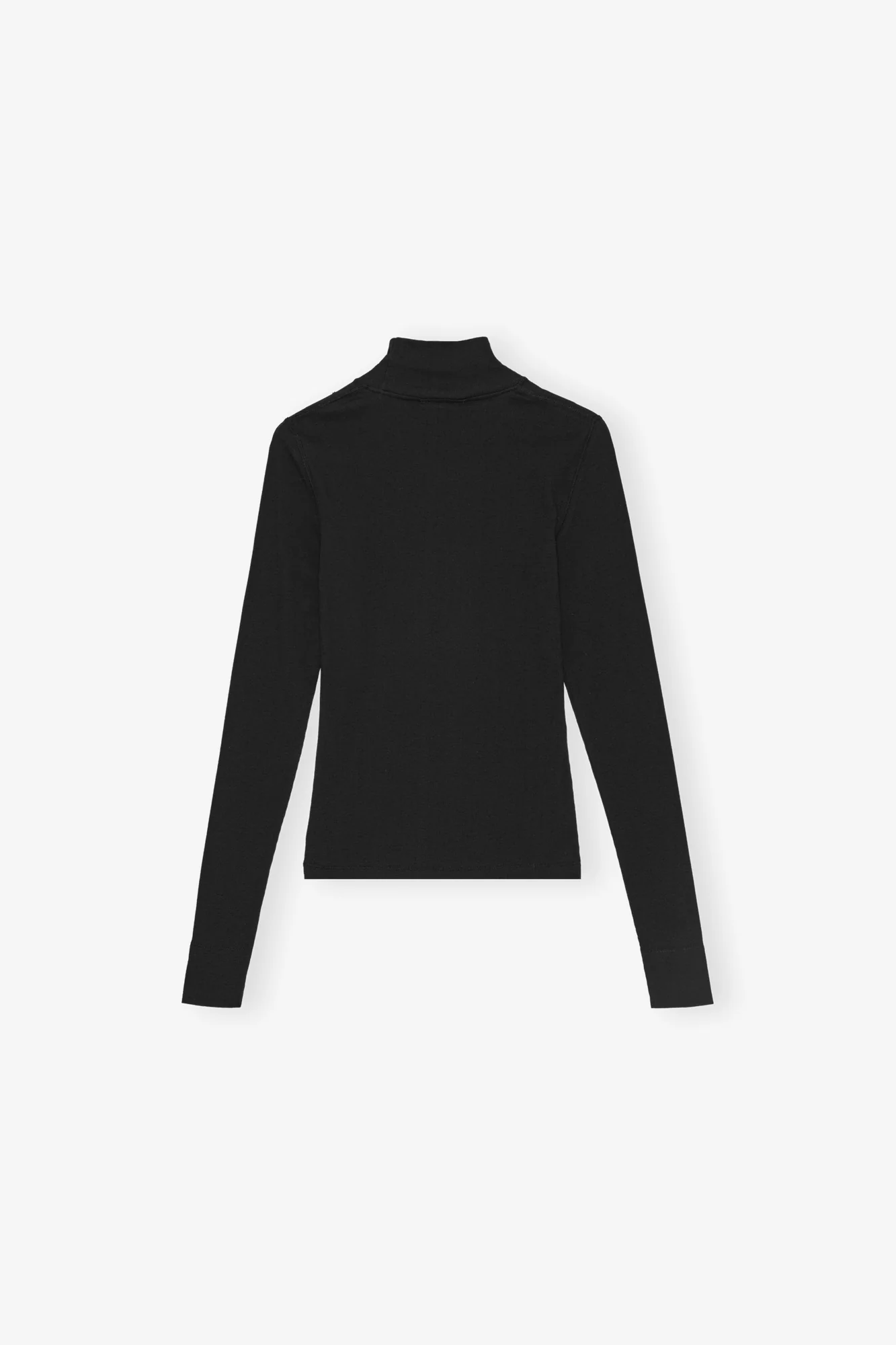 Soft Cotton Rib Rhinestone Top | Black - Image 2