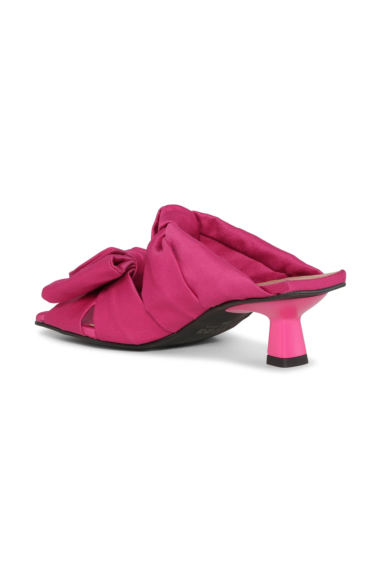 Soft Kitten Heel Bow Mules | Love Potion - Image 2