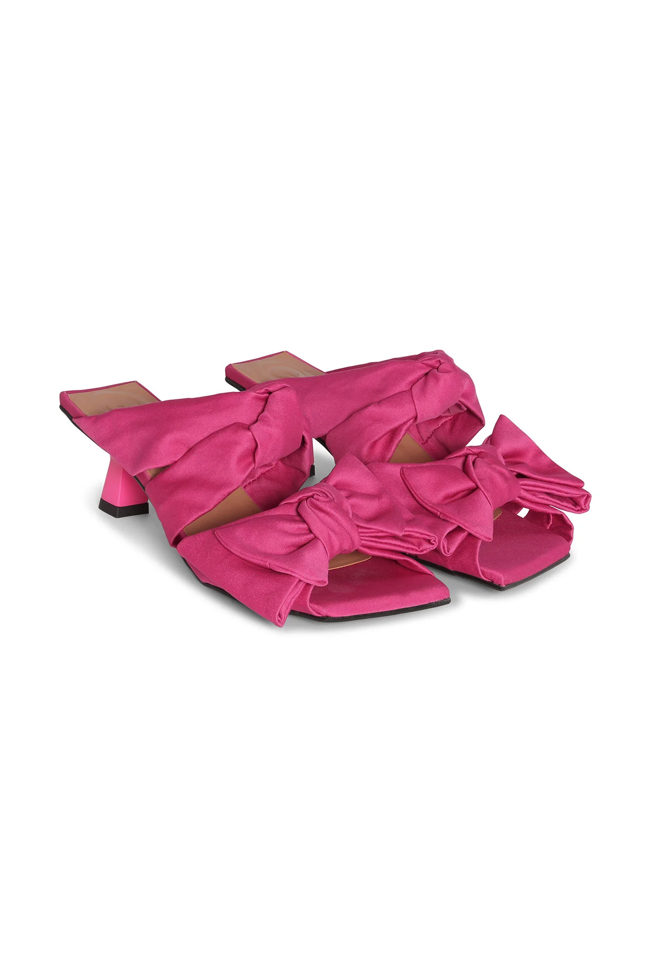 Soft Kitten Heel Bow Mules | Love Potion - Image 3