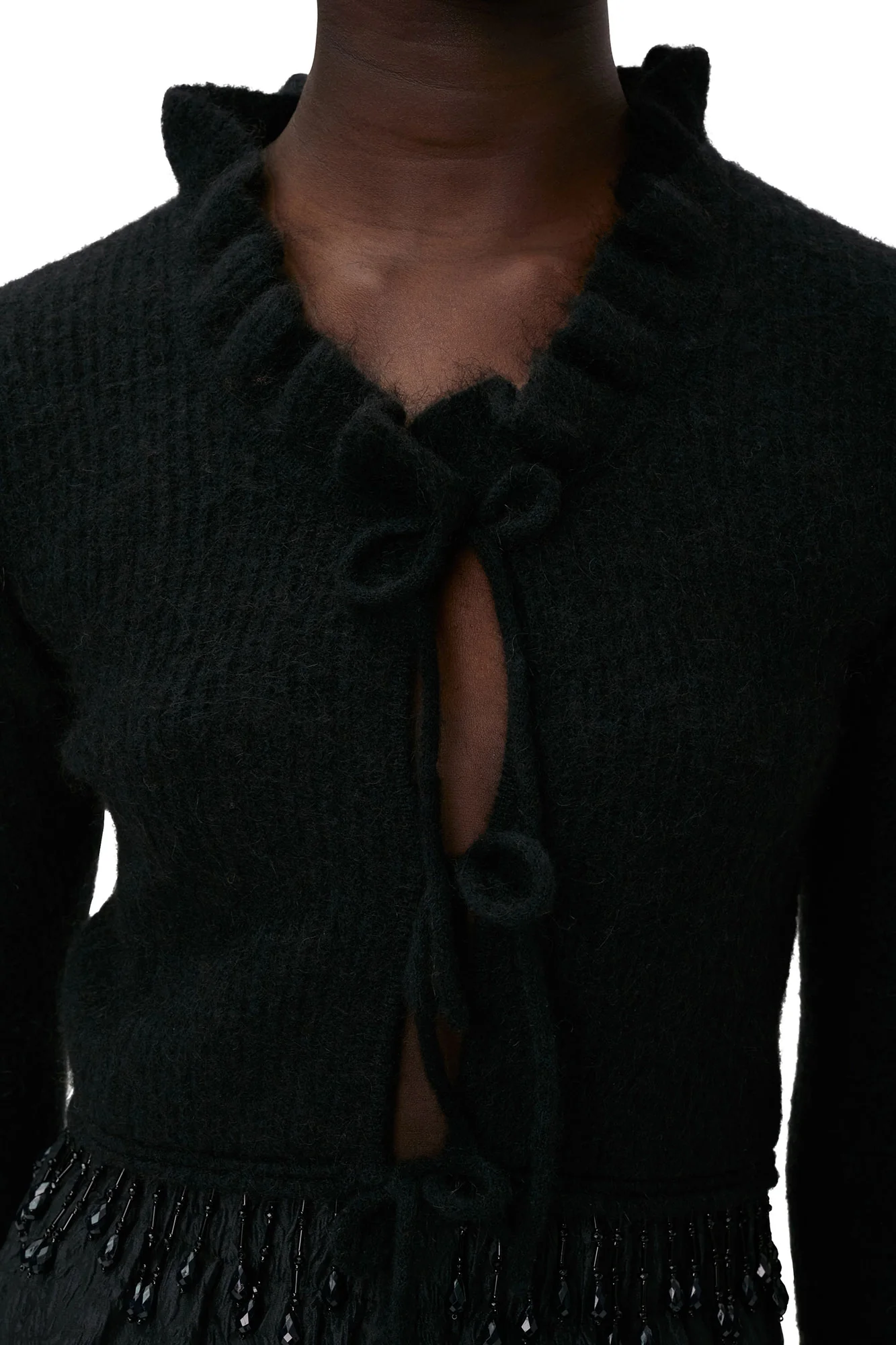 Soft Wool Bolero | Black - Image 5
