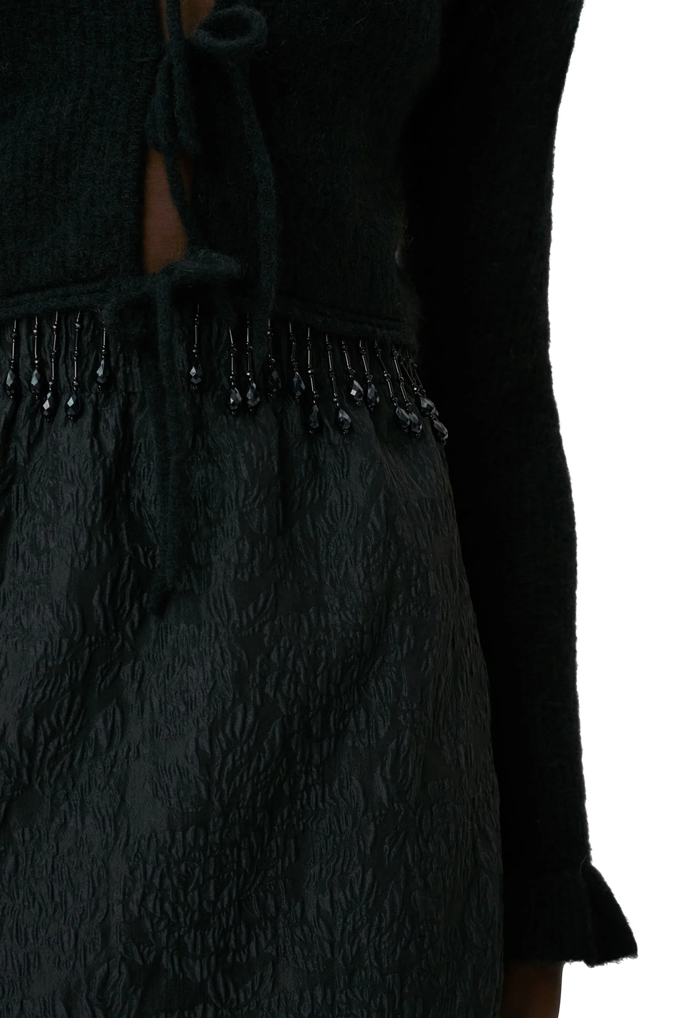Soft Wool Bolero | Black - Image 6