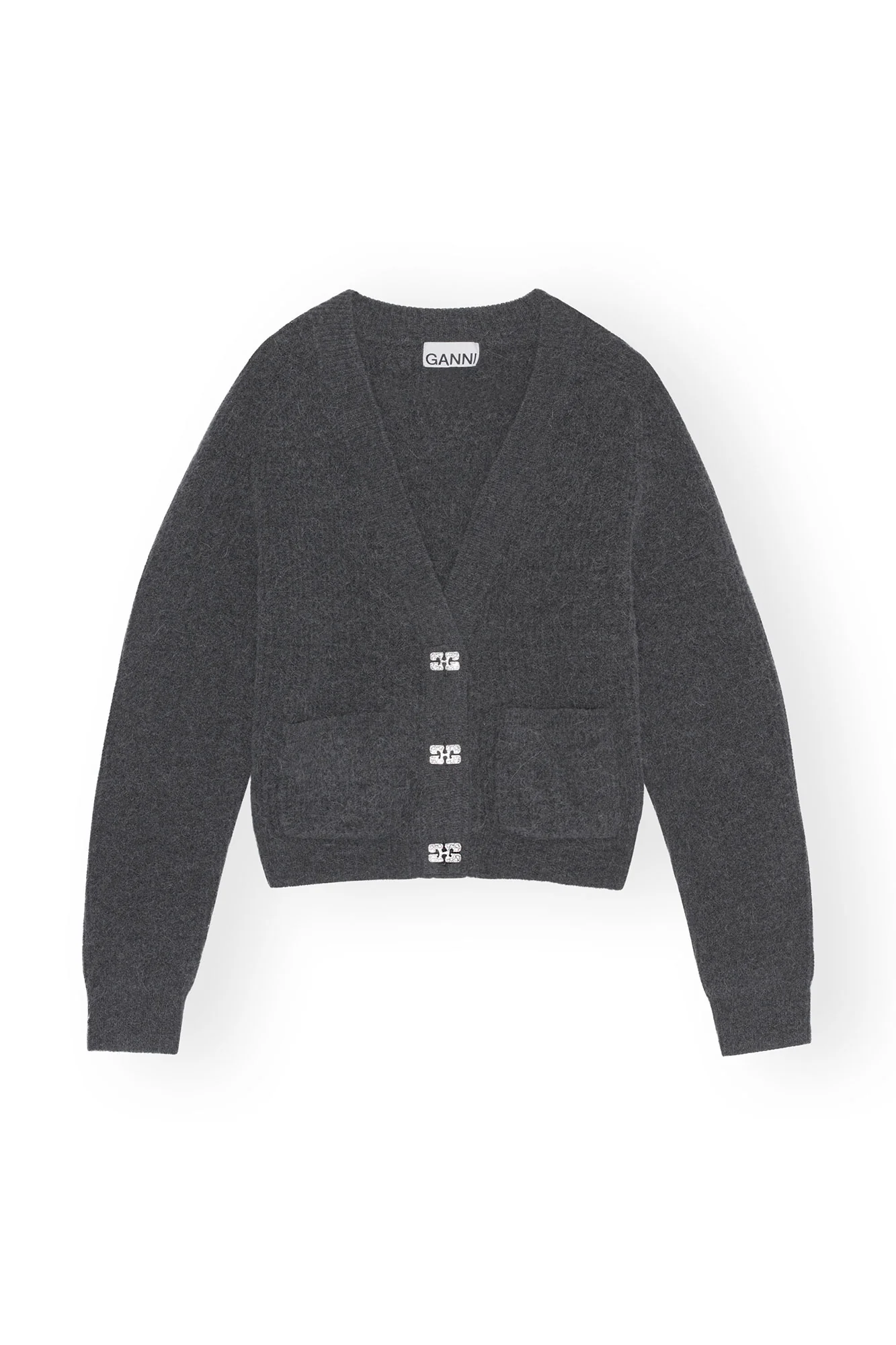 Soft Wool Cardigan | Volcanic Ash