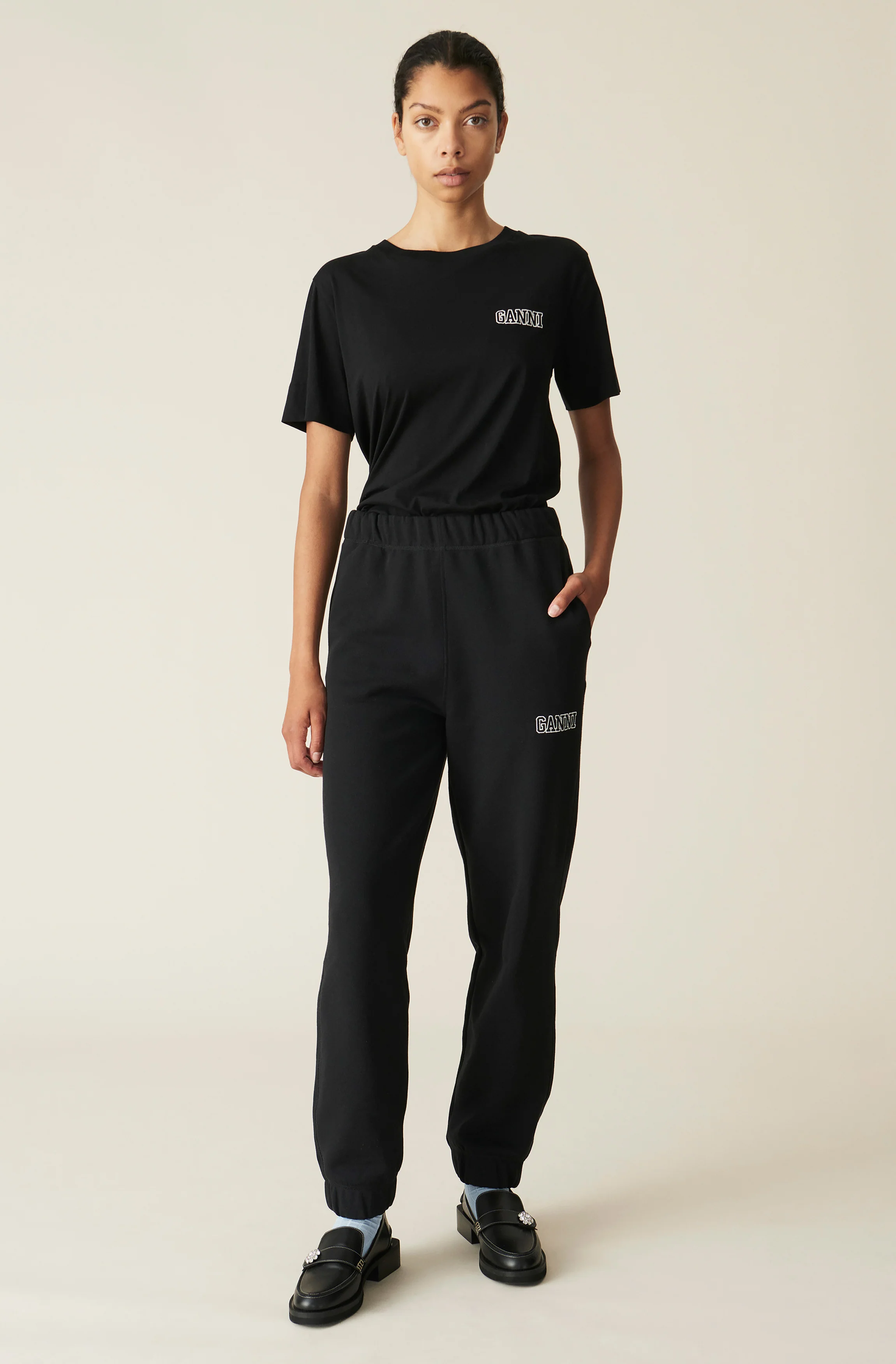 Software Isoli Elasticated Joggers | Black - Image 2