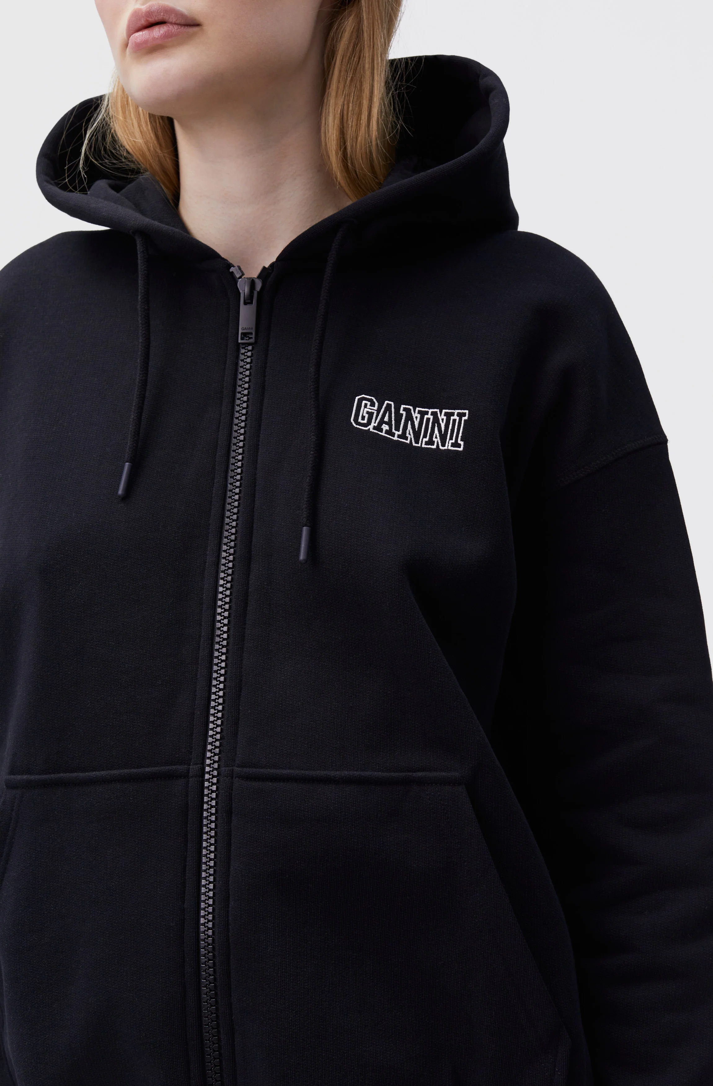 Software Isoli Software Oversized Zip Hoodie | Black - Image 6