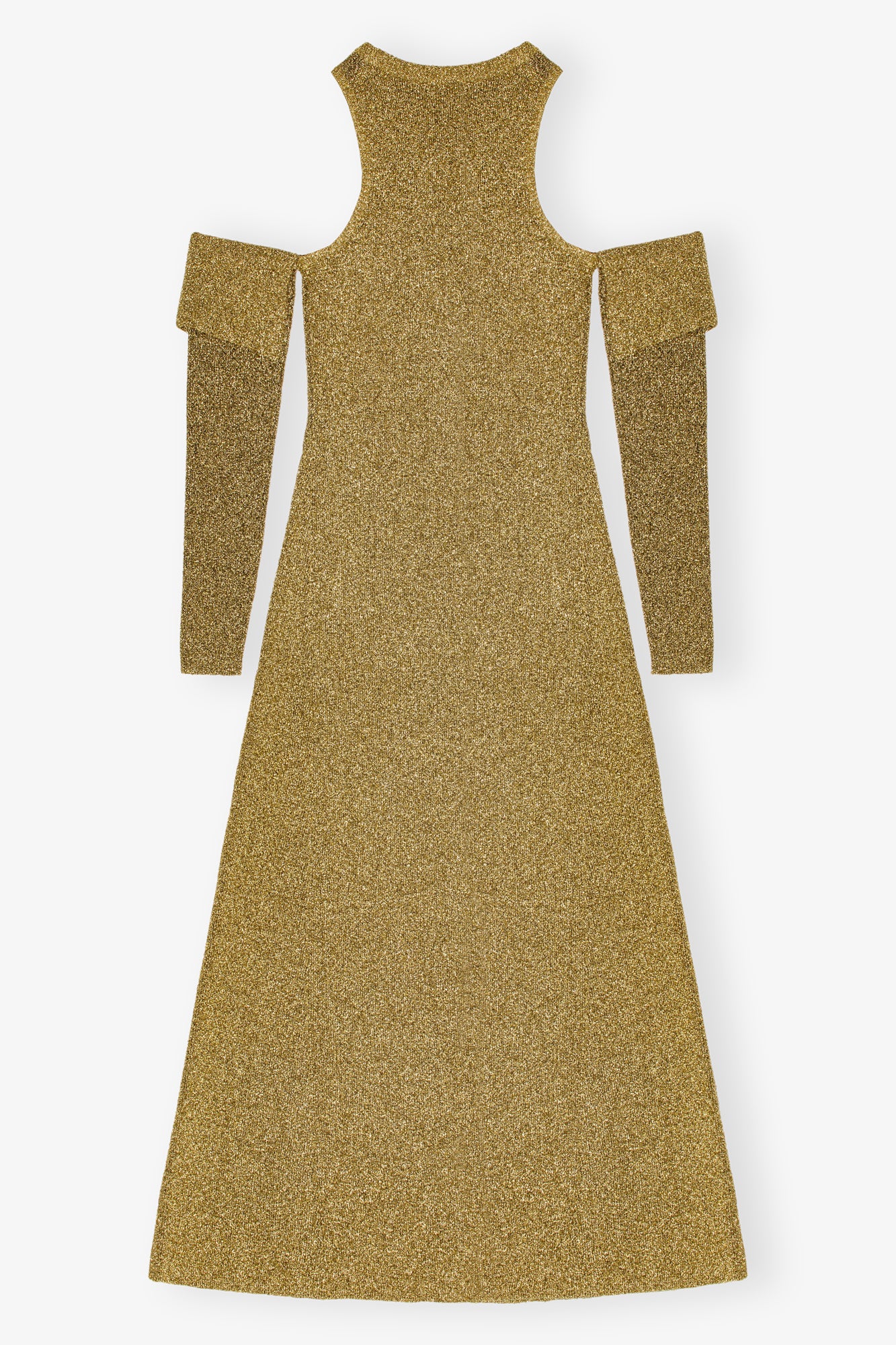 Sparkle Doubleface Maxi Dress | Gold - Image 2