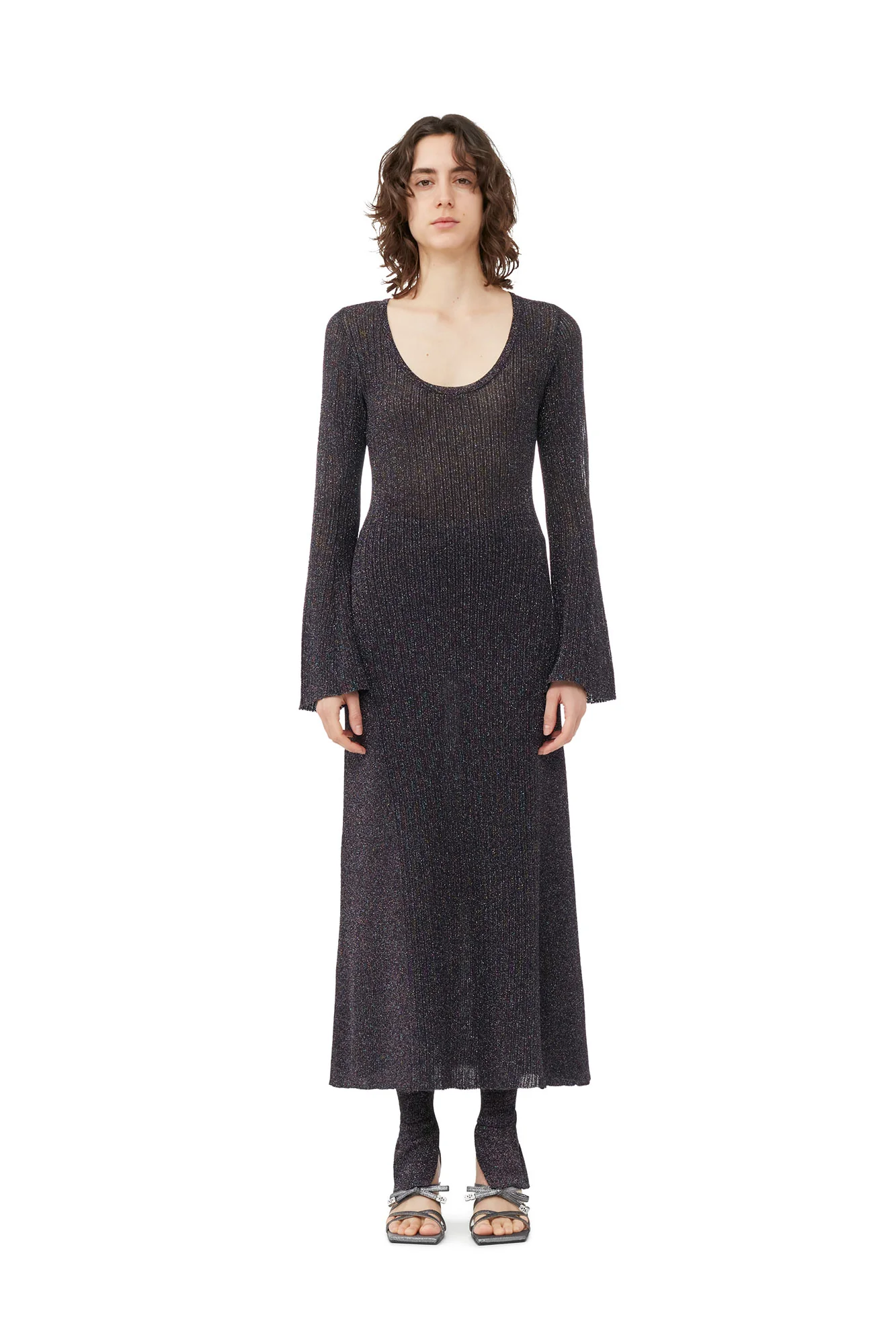 Sparkle Rib Maxi Dress | Multicolor - Image 3