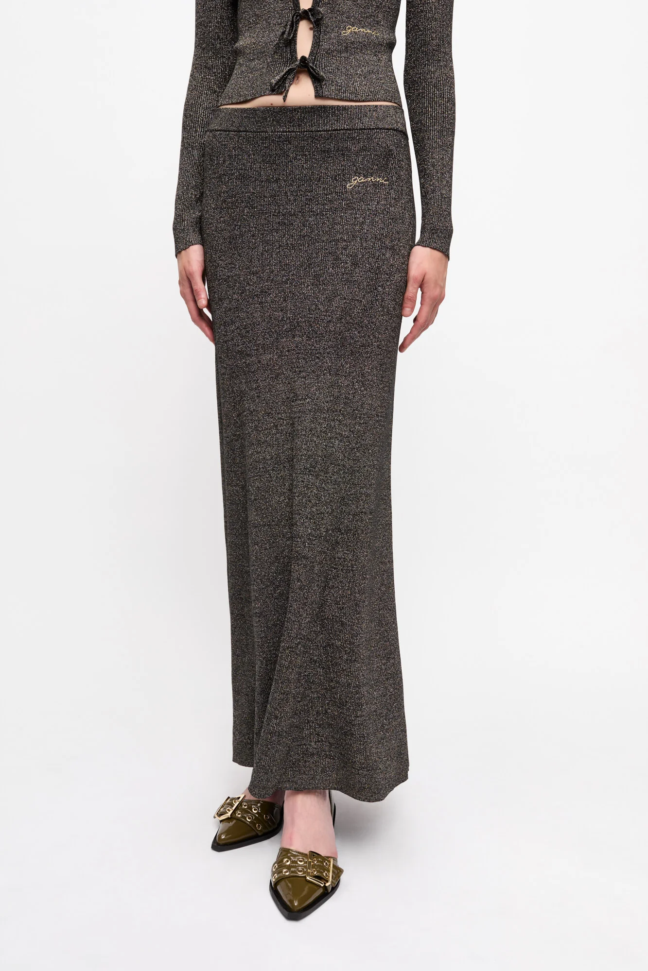 Sparkle Rib Maxi Skirt | Multicolor - Image 4
