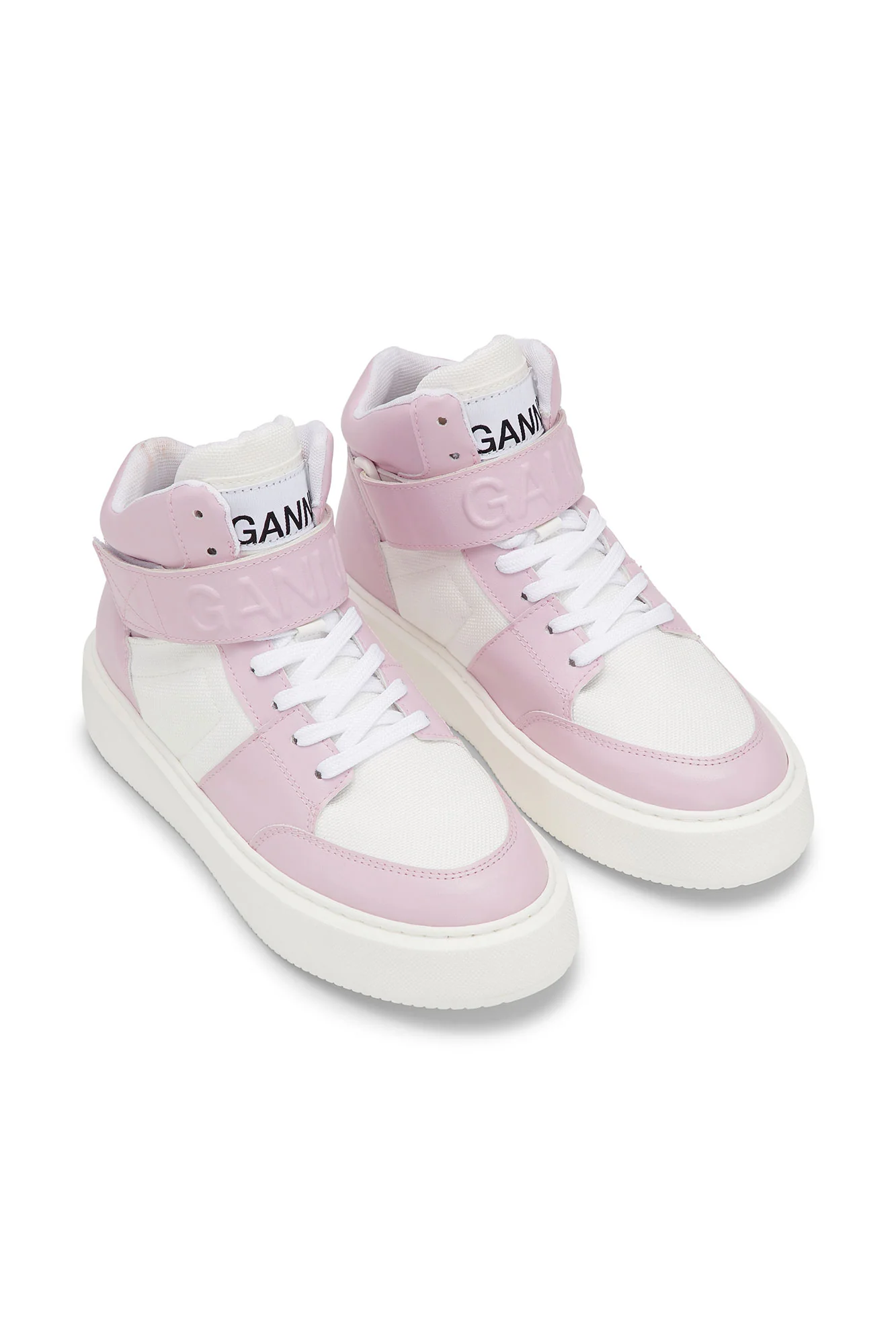 Sporty Mix High Top Sneakers | Light Lilac - Image 3