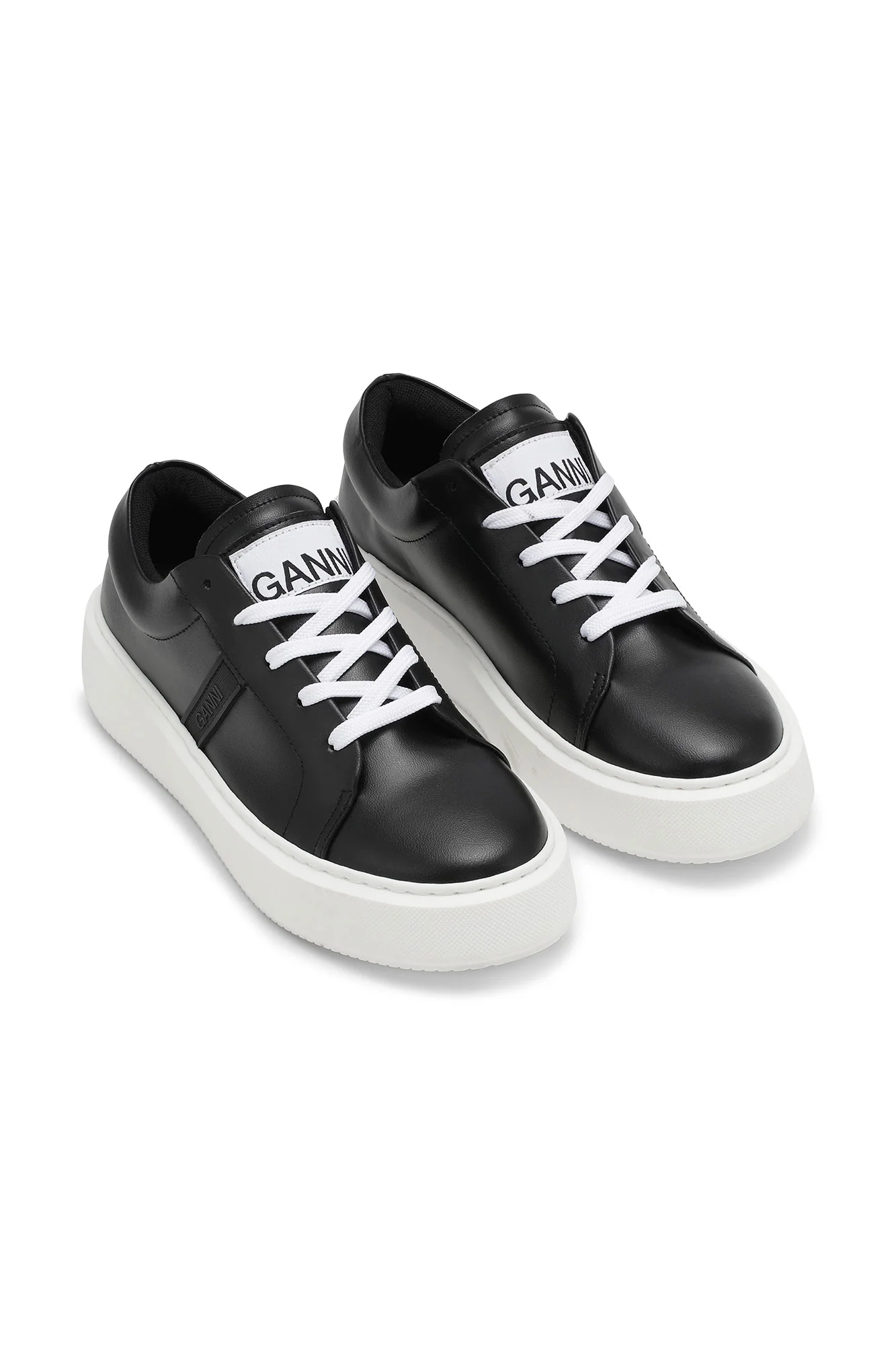 Sporty Mix Platform Sneaker | Black - Image 3