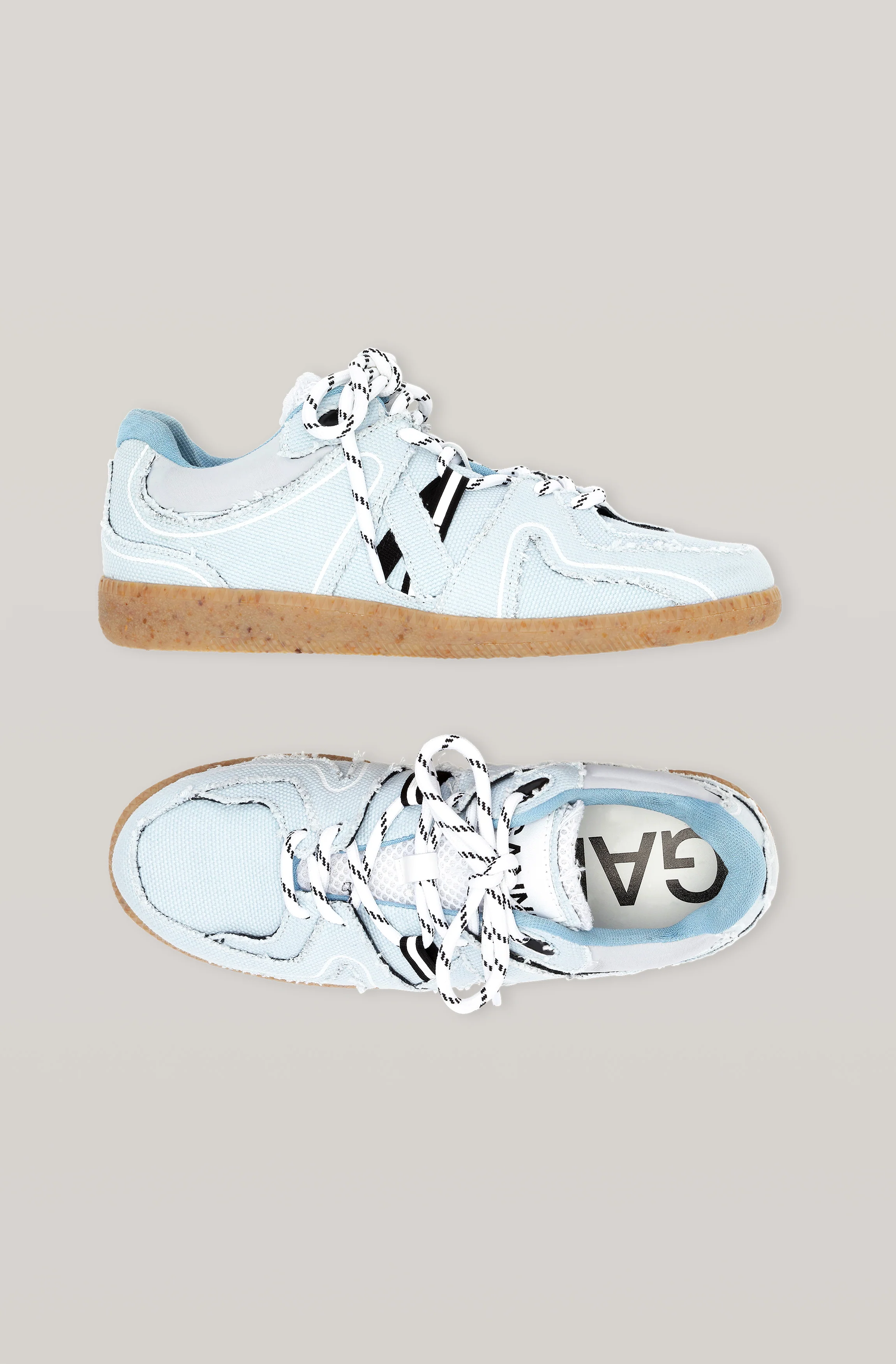 Sporty Mix Retro Sneaker | Denim - Image 2