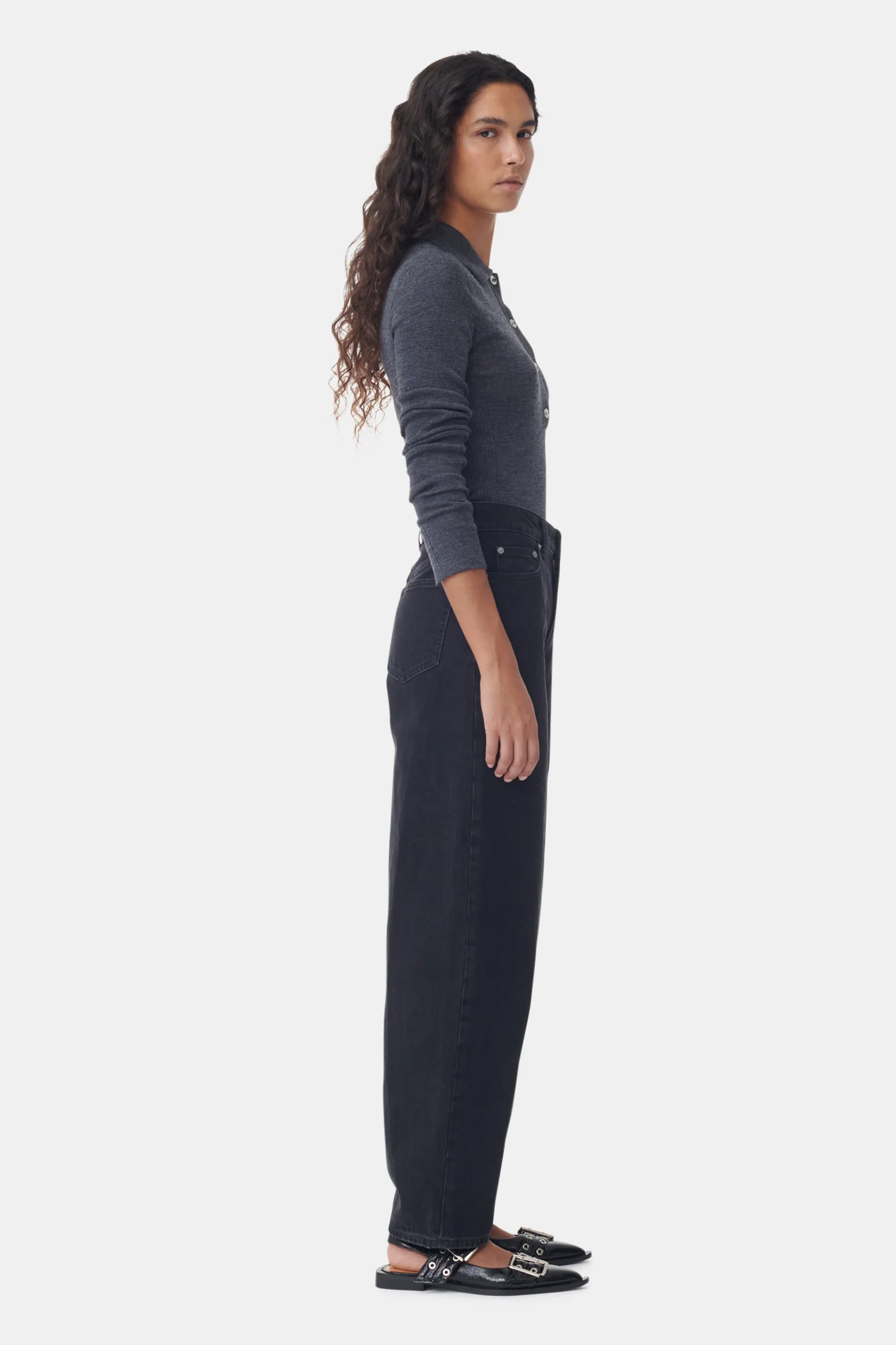 Stary Jeans - II | Washed Black/Black - Image 4