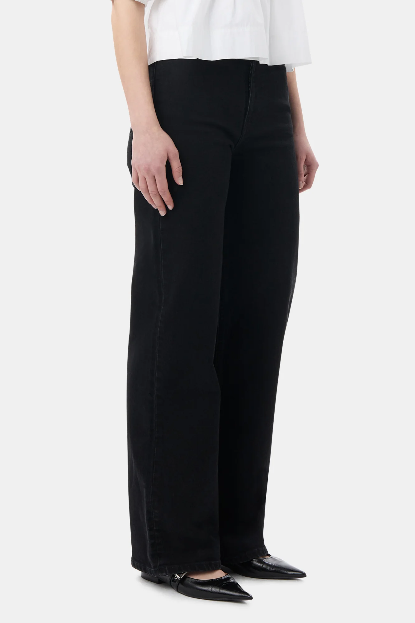 Straight Andi Jeans | Washed Black/Black - Image 4