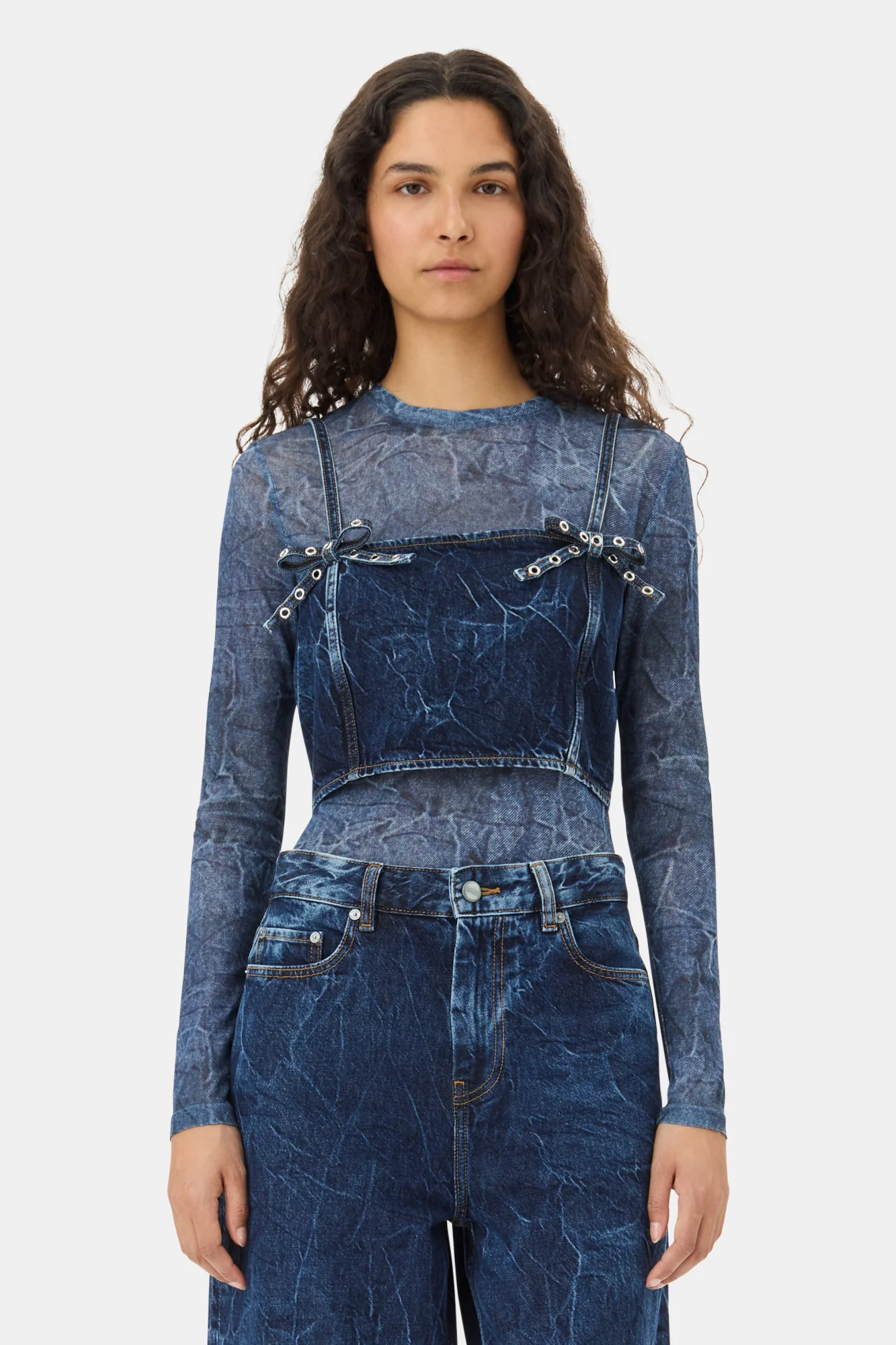 Strap Top | Mid Blue Stone - Image 3
