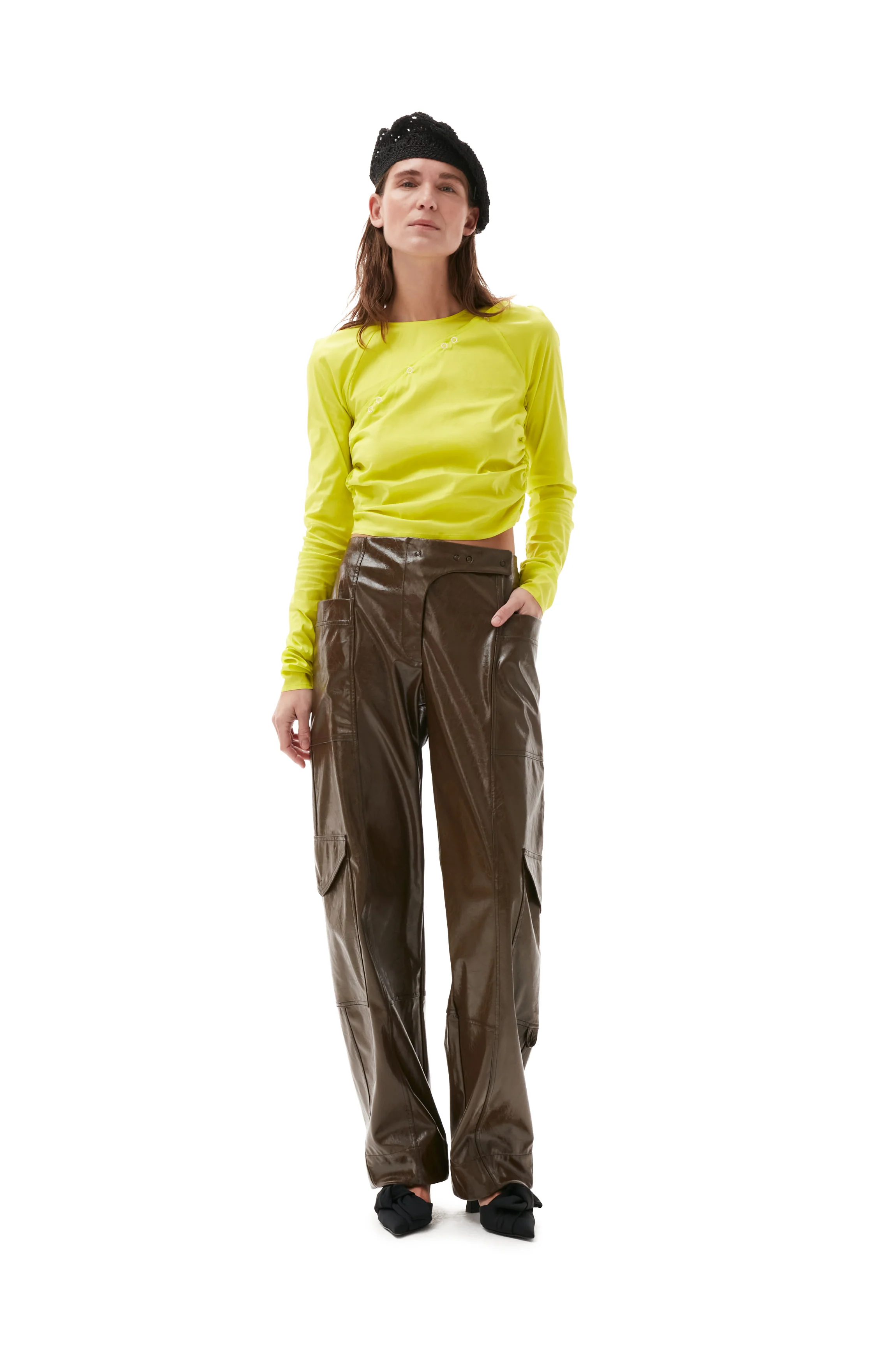 Stretch Cotton LS Blouse | Sulphur Spring - Image 5
