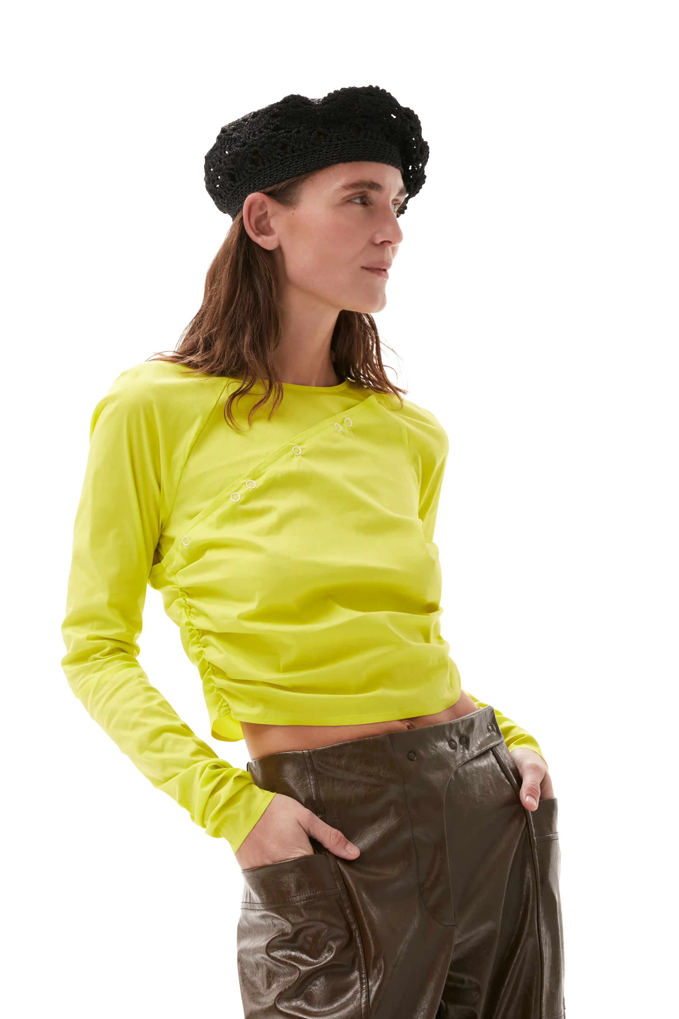 Stretch Cotton LS Blouse | Sulphur Spring - Image 7