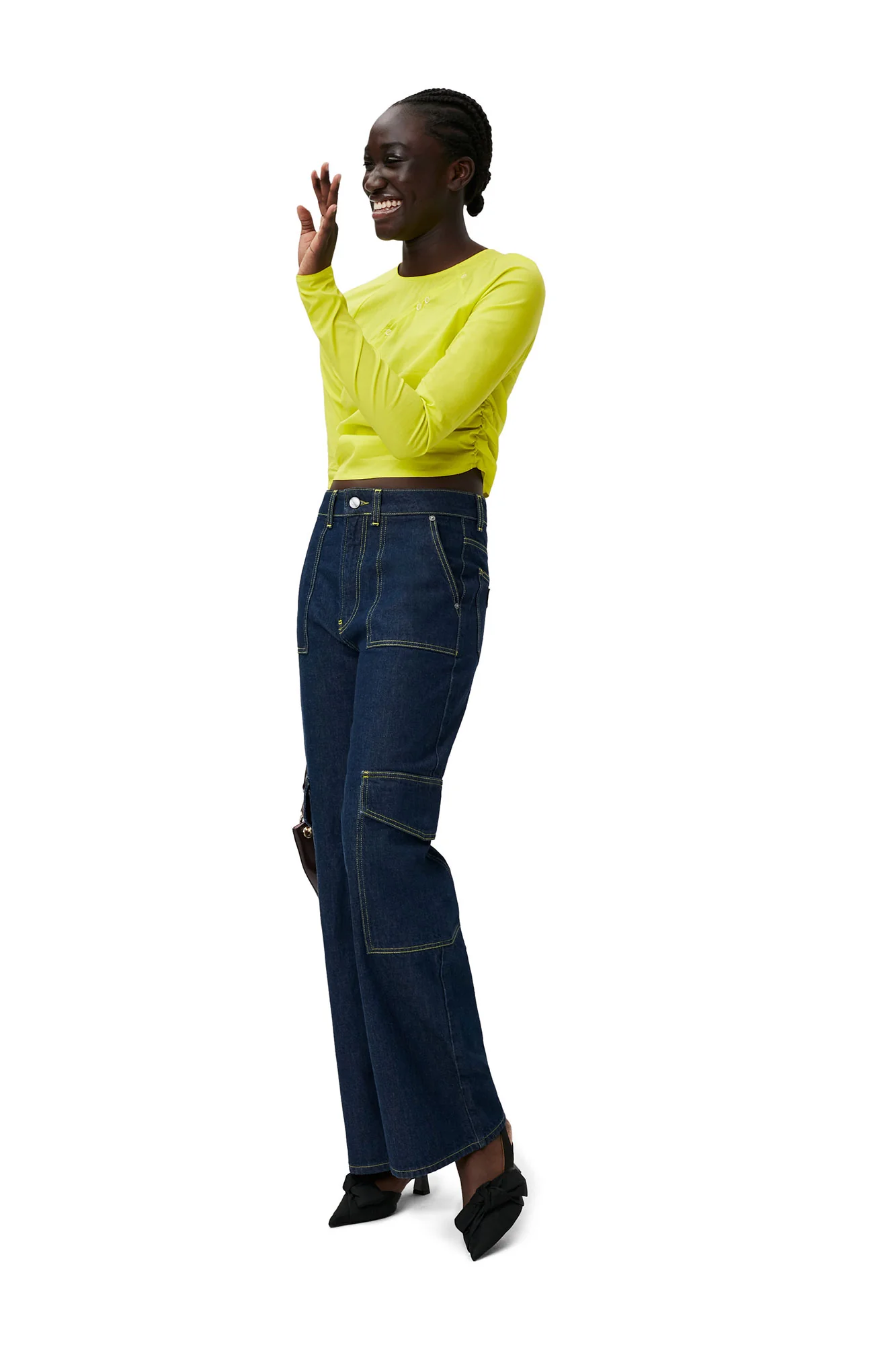 Stretch Cotton LS Blouse | Sulphur Spring - Image 8