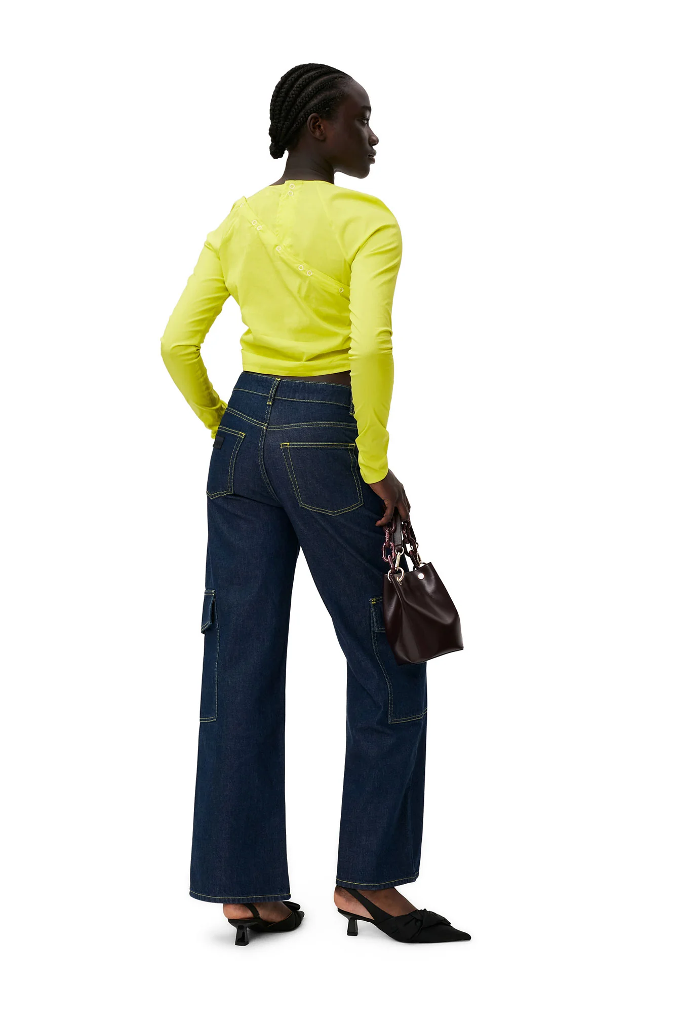 Stretch Cotton LS Blouse | Sulphur Spring - Image 9
