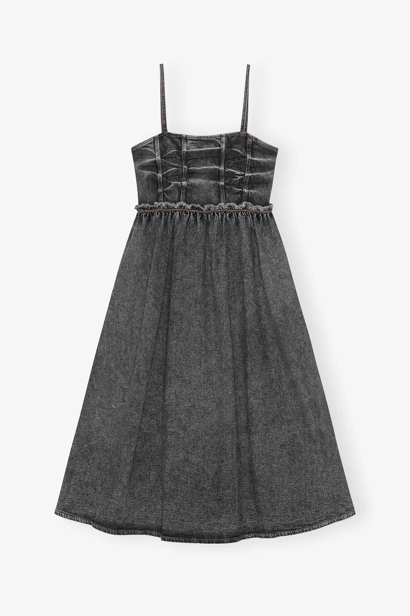 Stretch Future Denim Dress | Black Washed