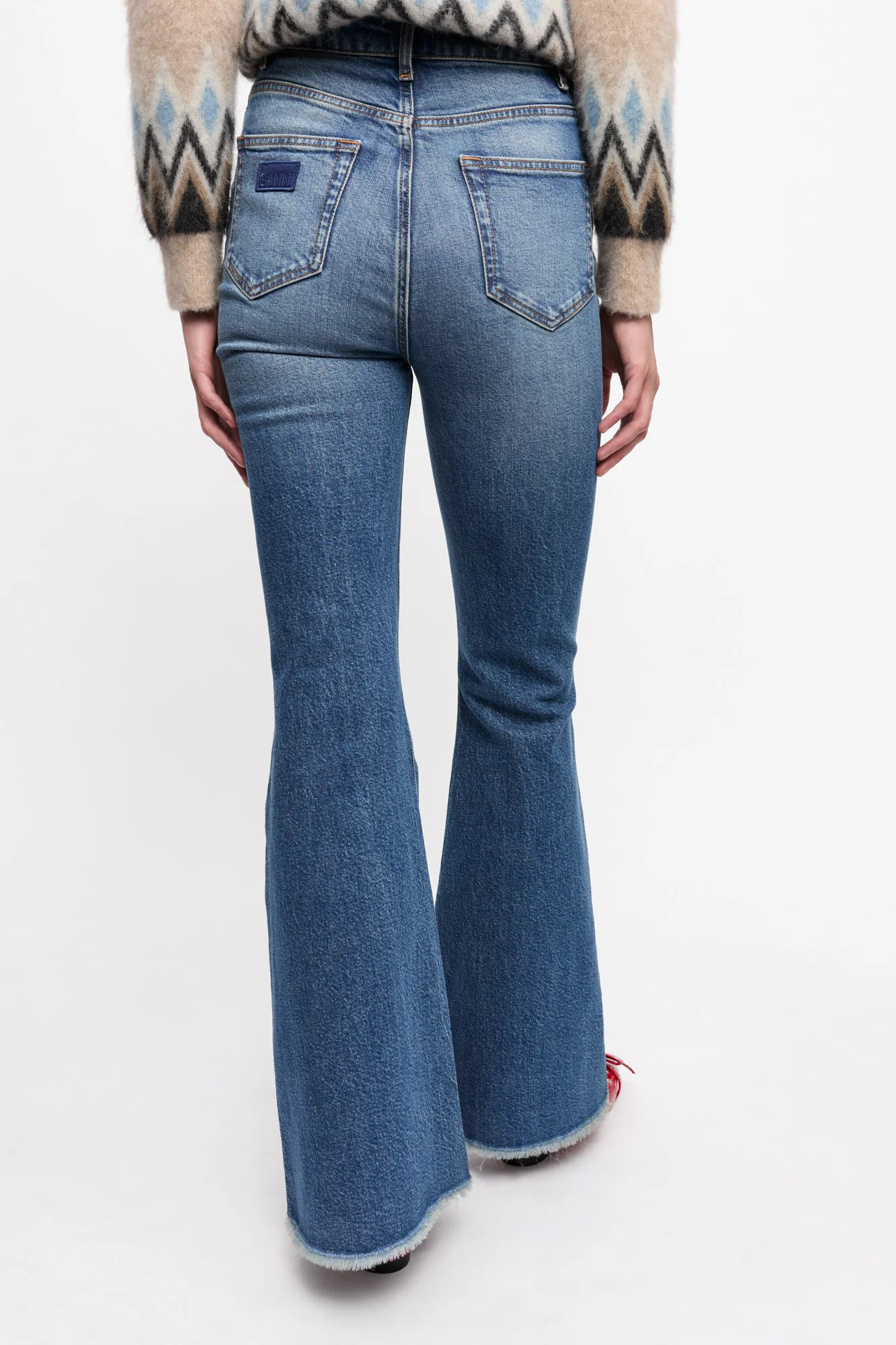 Stretch Future Denim Goddi HW | Mid Blue Vintage - Image 5