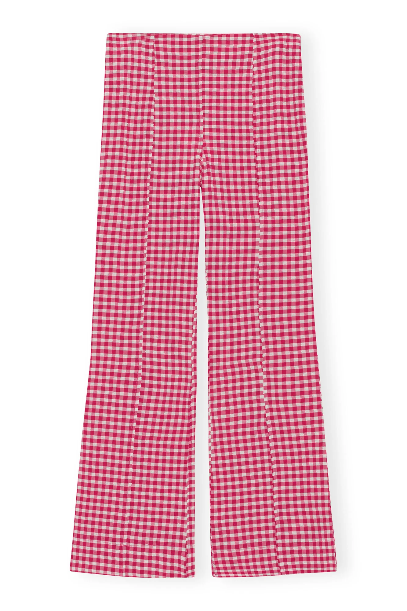 Stretch Seersucker Cropped Pants | Love Potion