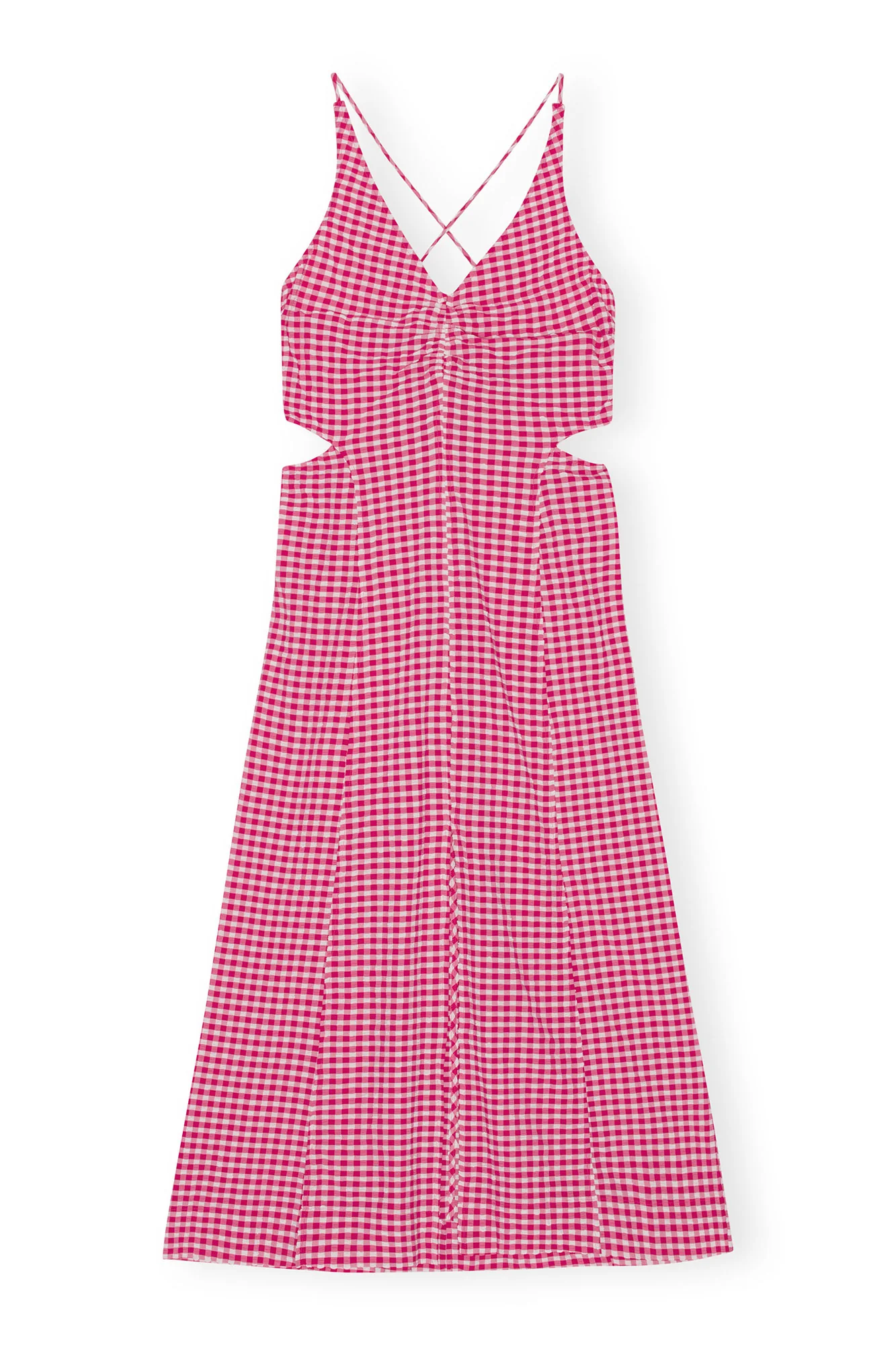 Stretch Seersucker Maxi Dress | Love Potion