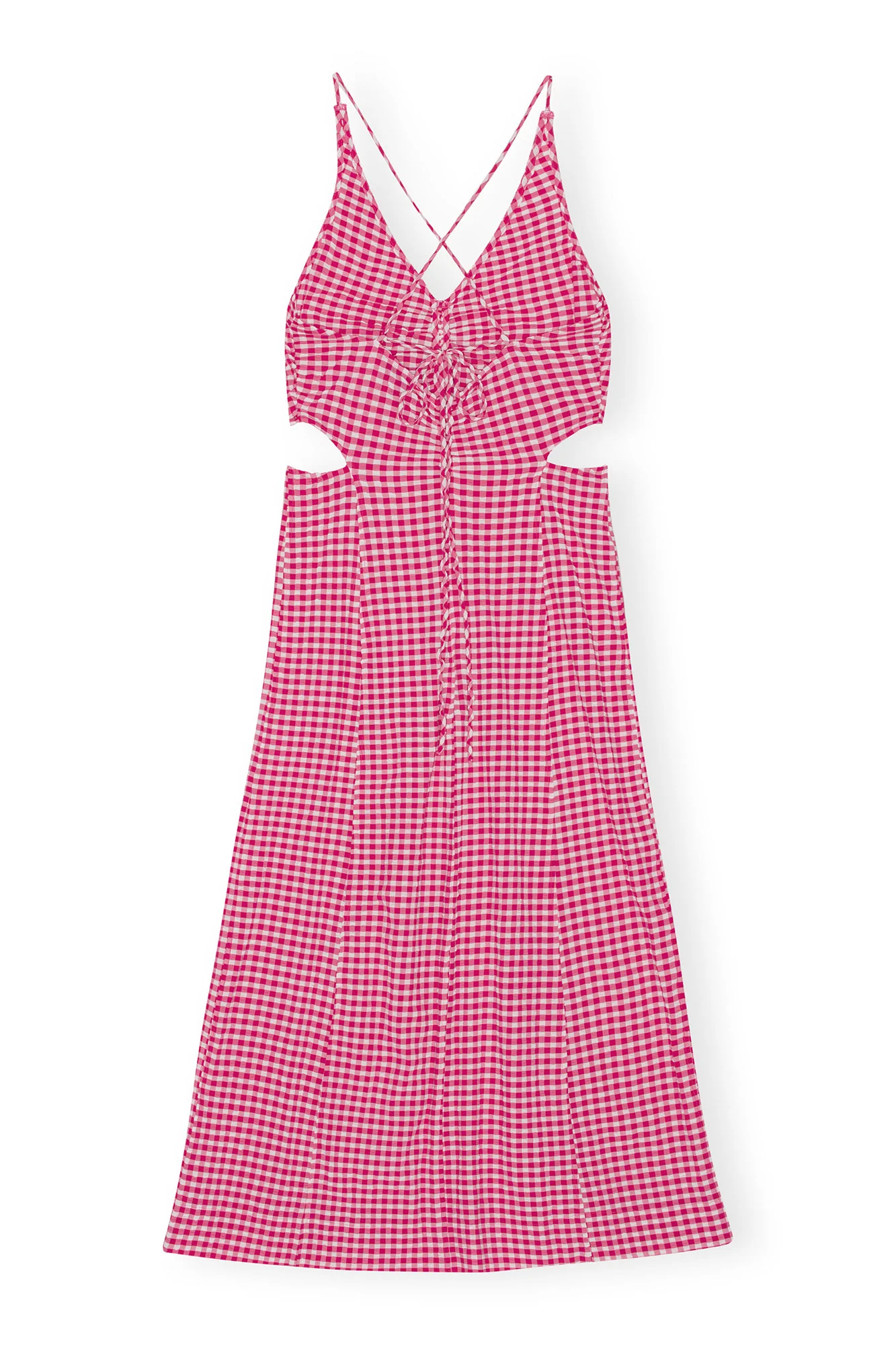Stretch Seersucker Maxi Dress | Love Potion - Image 2