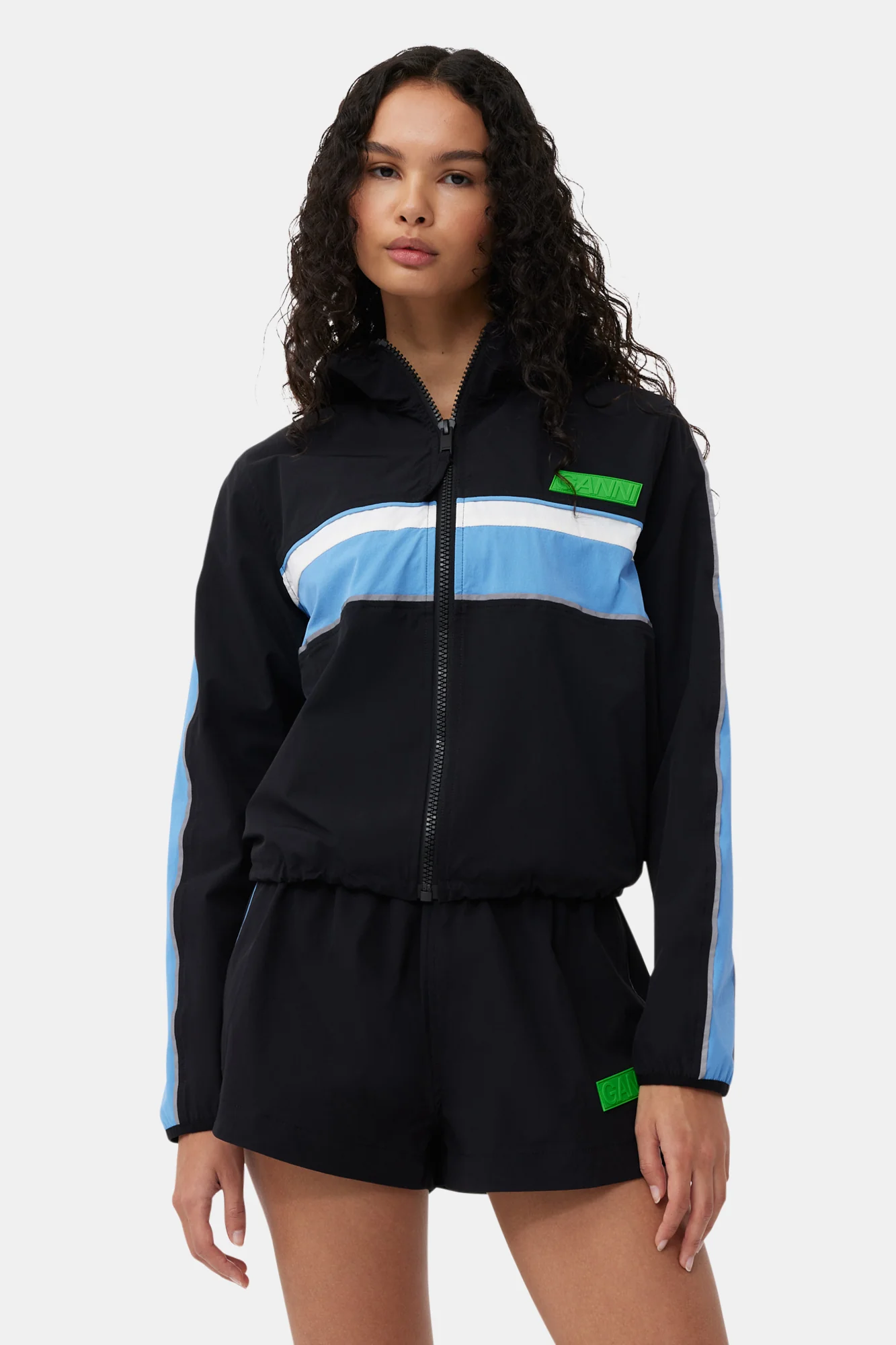 Stretch Shell Tracksuit Jacket | Black - Image 5