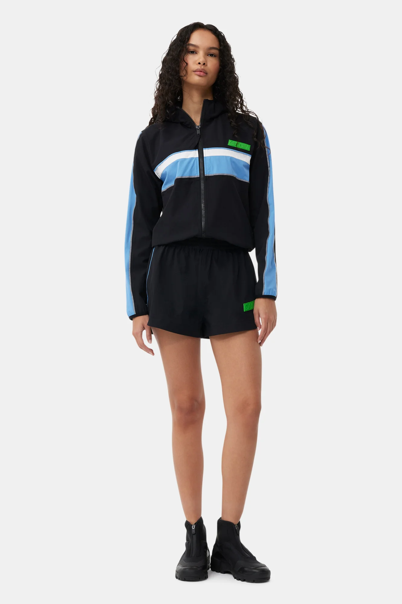 Stretch Shell Tracksuit Jacket | Black - Image 6
