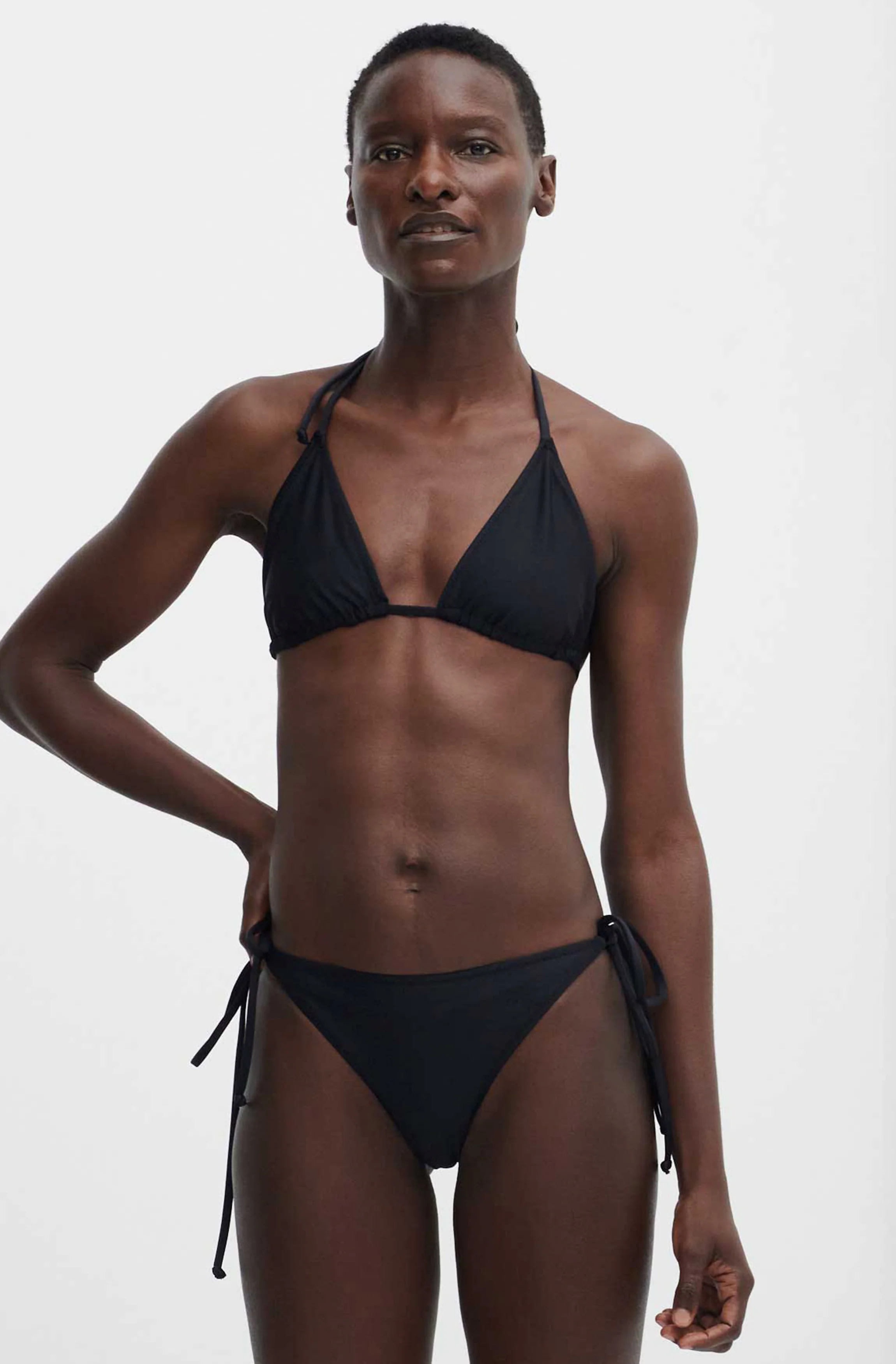 String Bikini Top | Black - Image 3