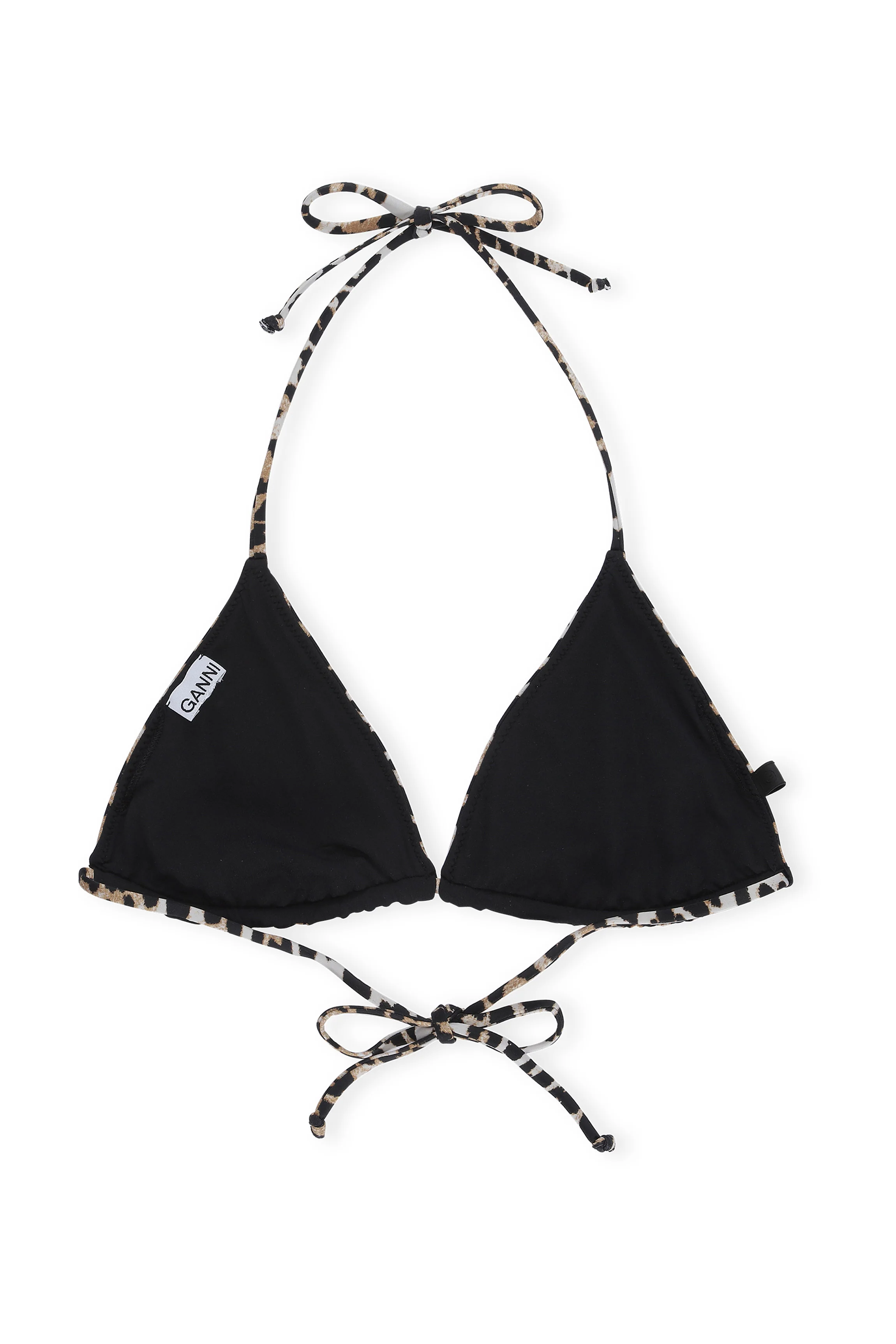 String Bikini Top | Leopard - Image 2