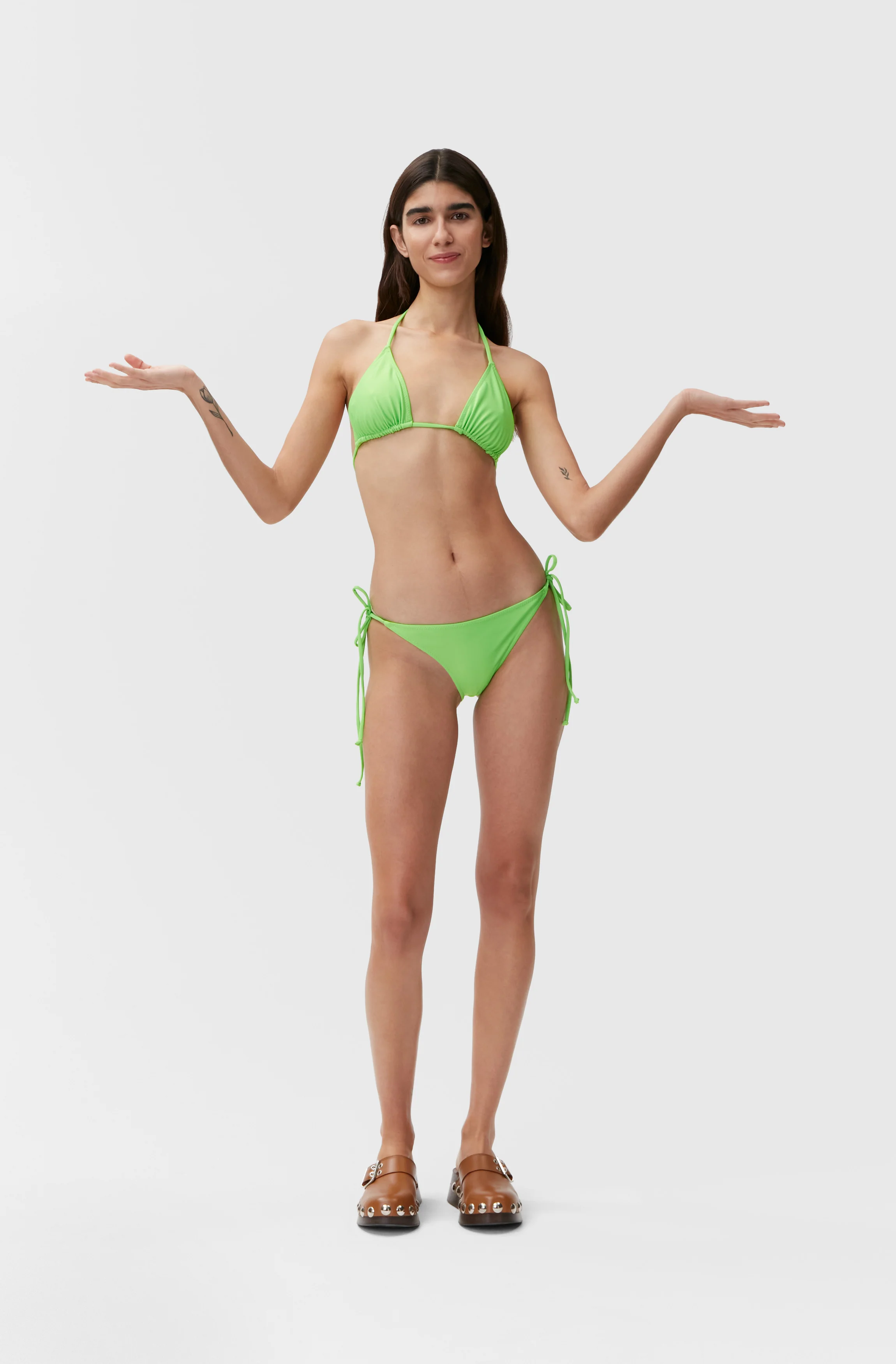 String Bikini Top | Lime Popsicle - Image 6