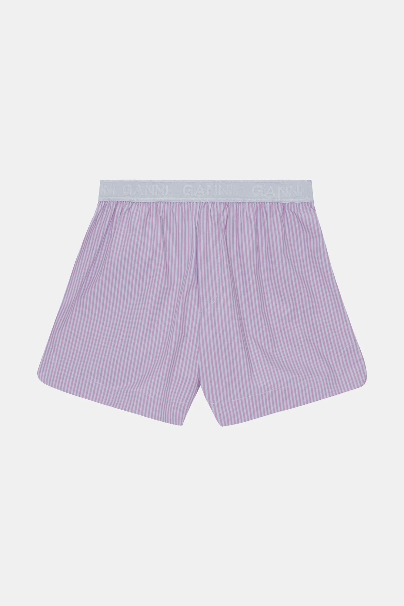 Stripe Cotton Elastic Shorts | Forever Blue