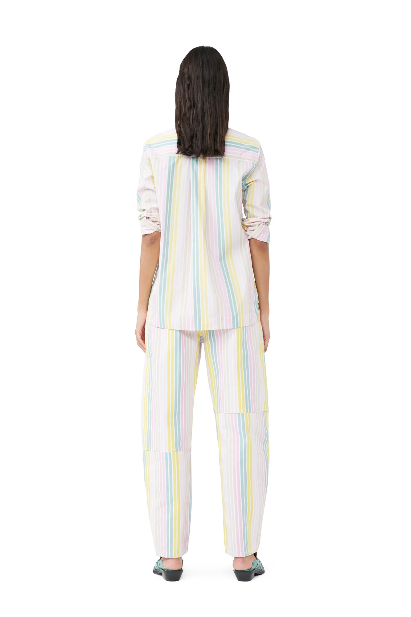 Stripe Cotton Shirt | Multicolor - Image 4